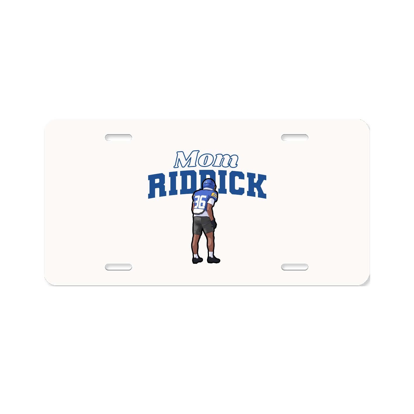 License Plate — Mothers Day Block in Classic