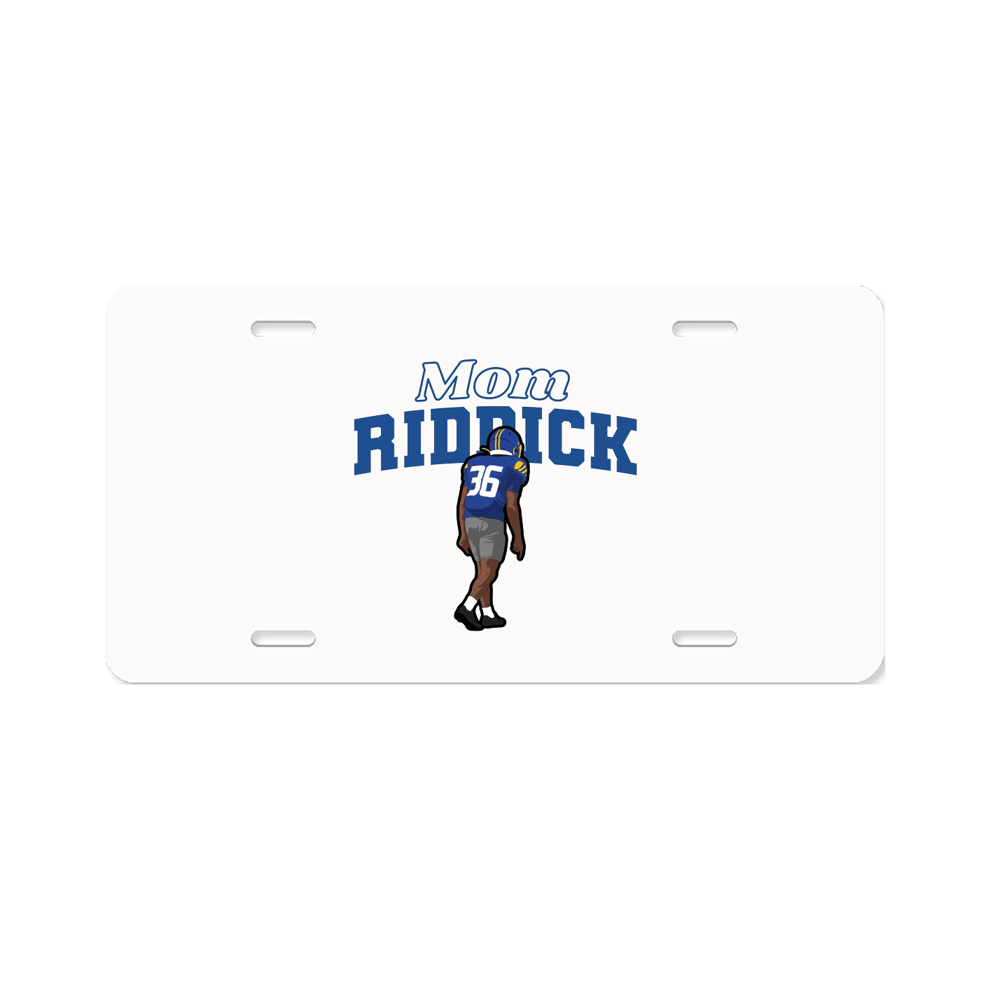 License Plate — Mothers Day Block in Classic