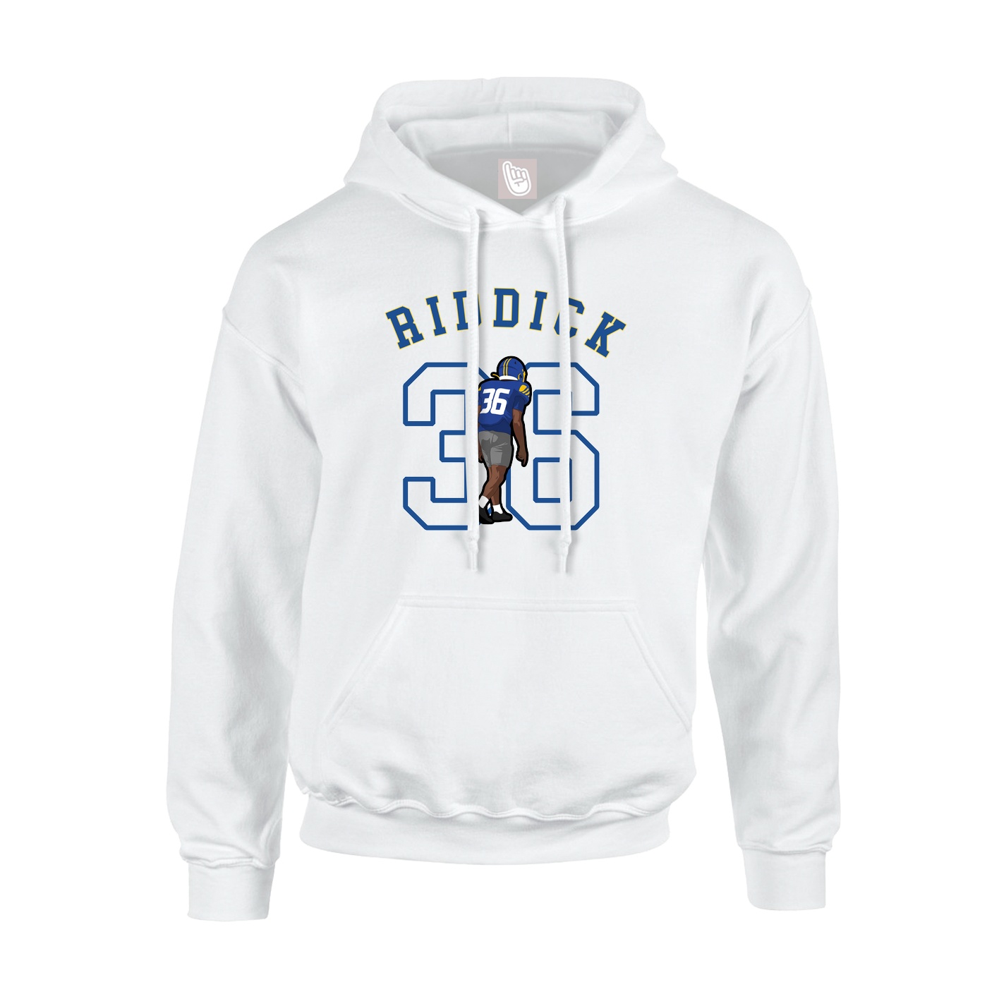 Youth Hoodie — Shirsey Arch in White