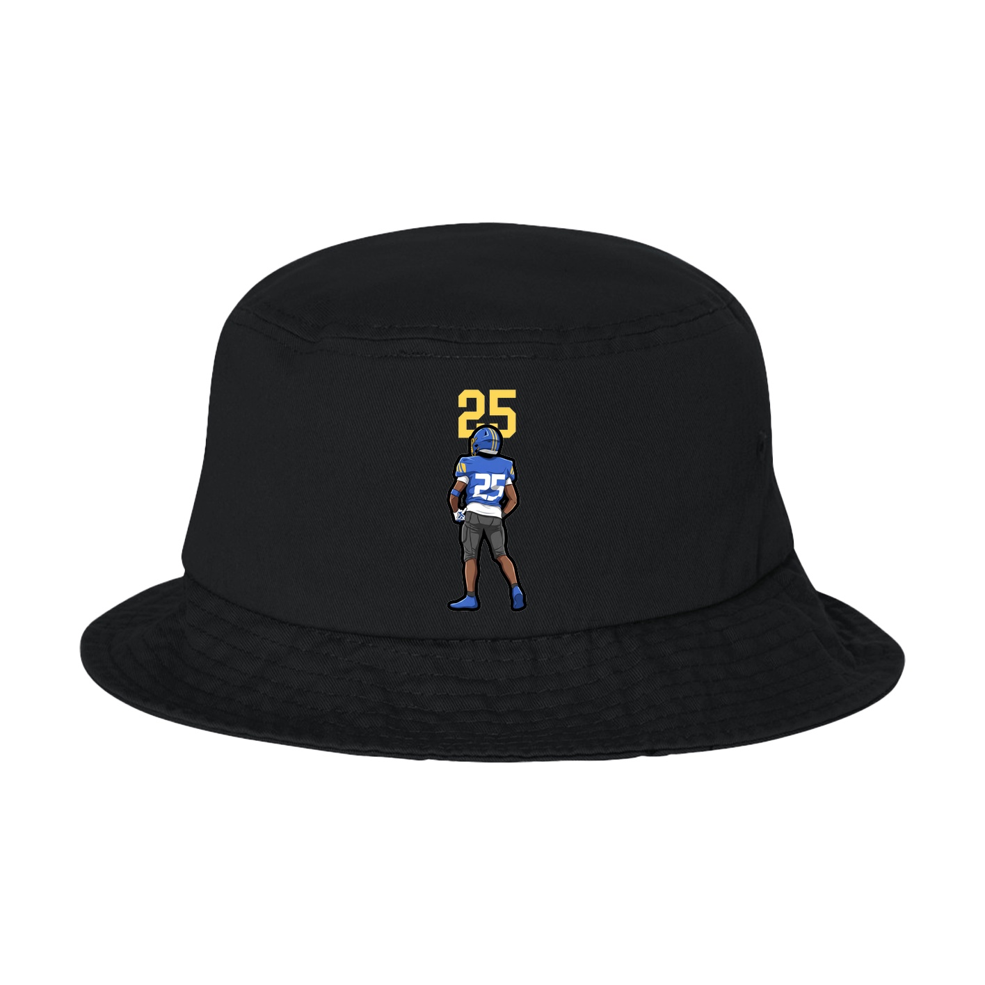 Bucket Cap — Number Top in Black