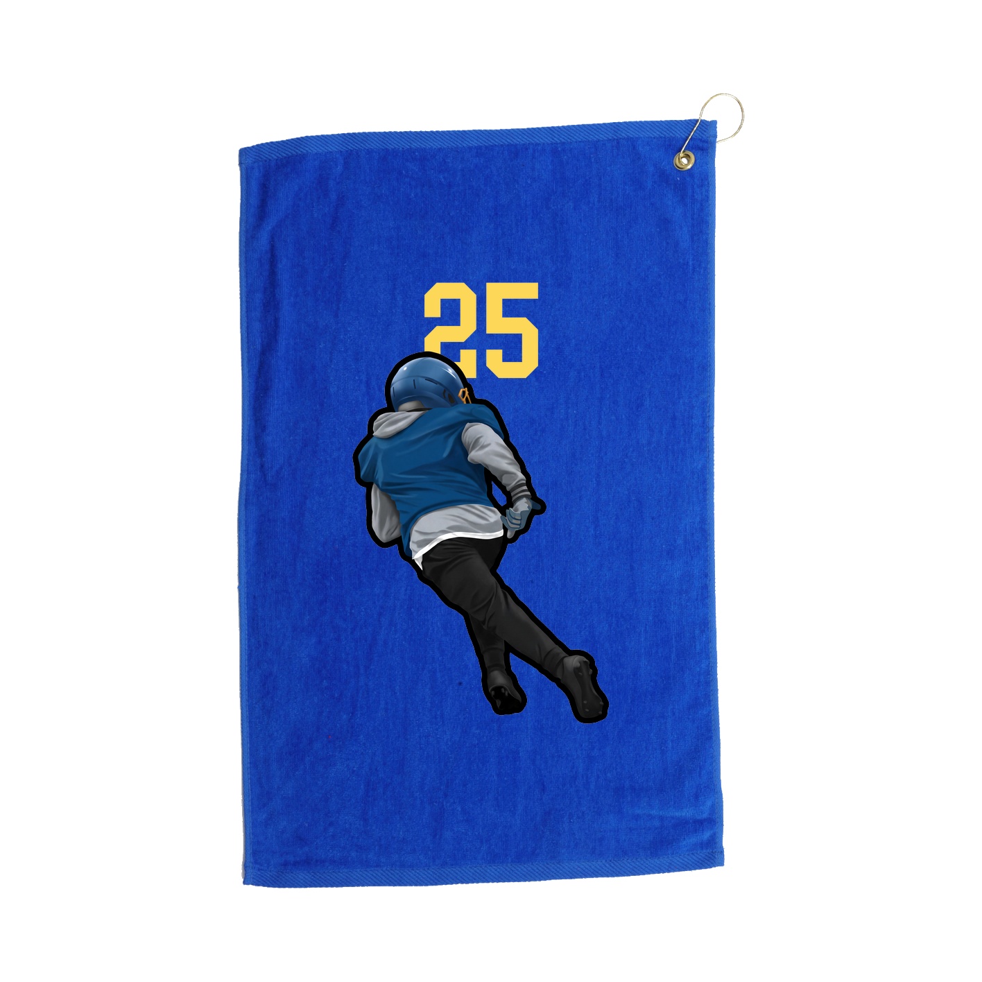 Golf Towel — Number Top in Royal