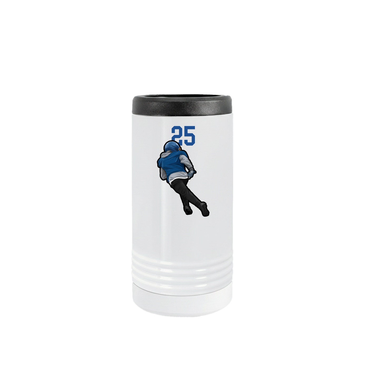 Slim Beverage Holder — Number Top in White