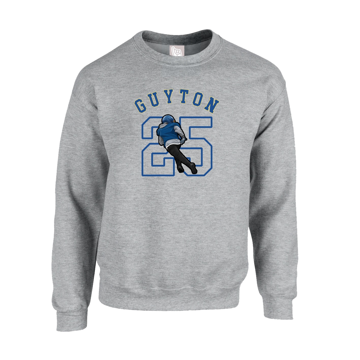 Fleece Crew — Shirsey Arch in Grey
