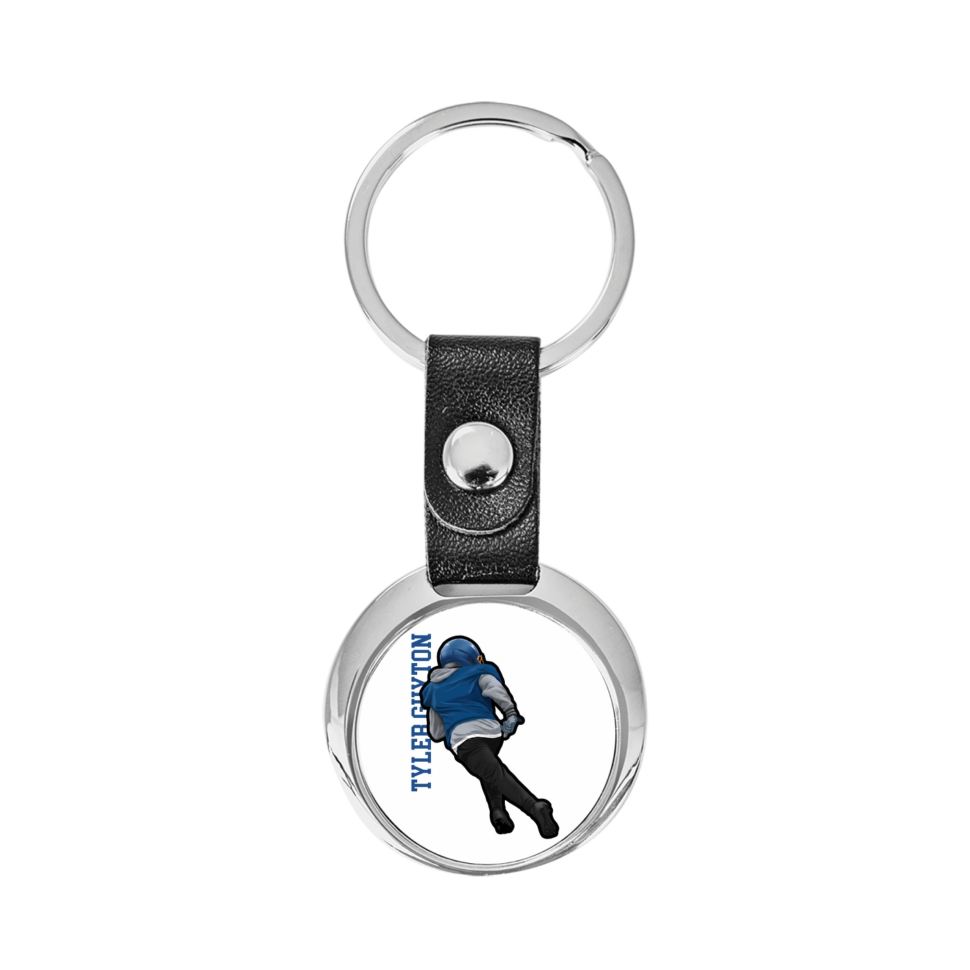 Key Chain — Name Vertical in Classic