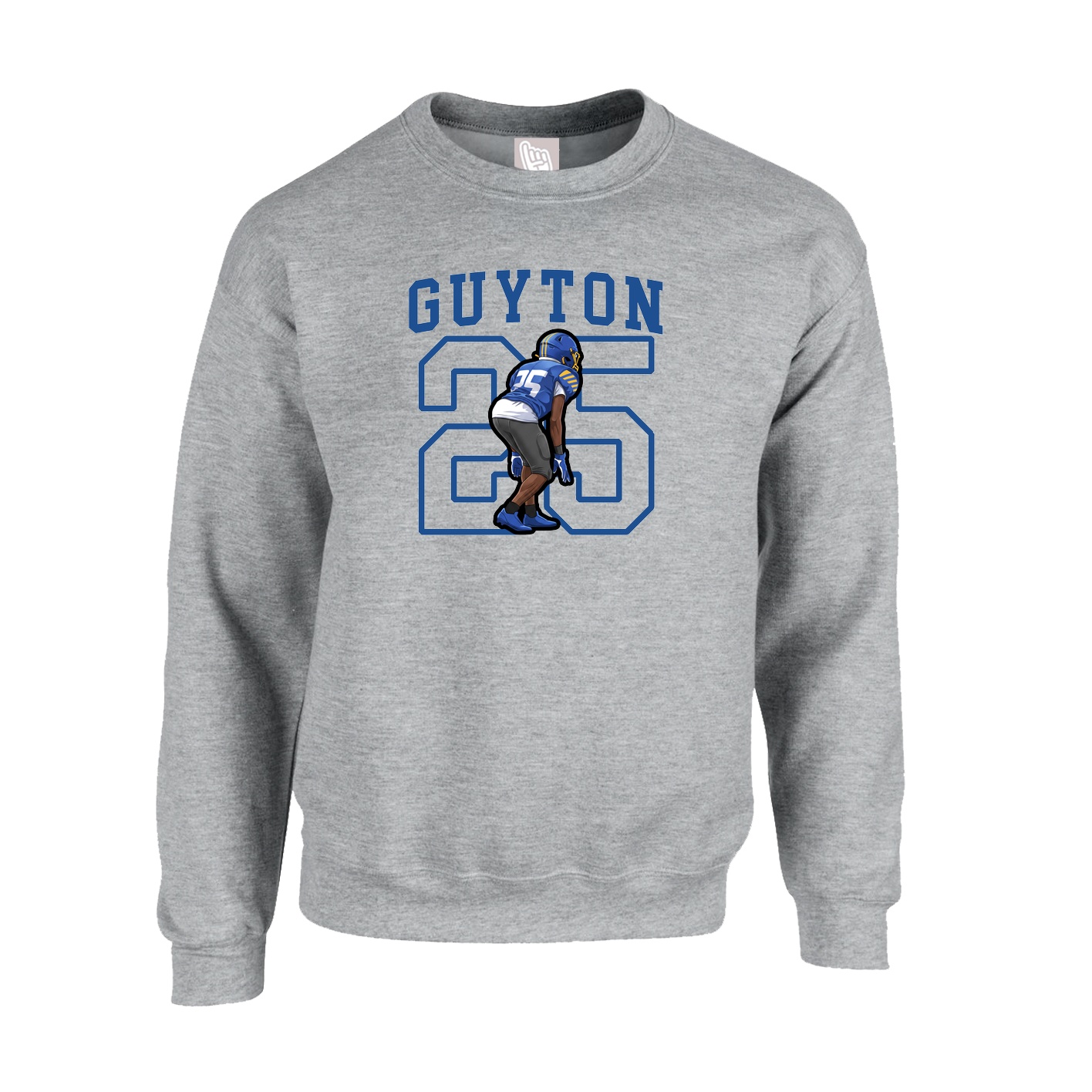 Fleece Crew — Shirsey in Grey
