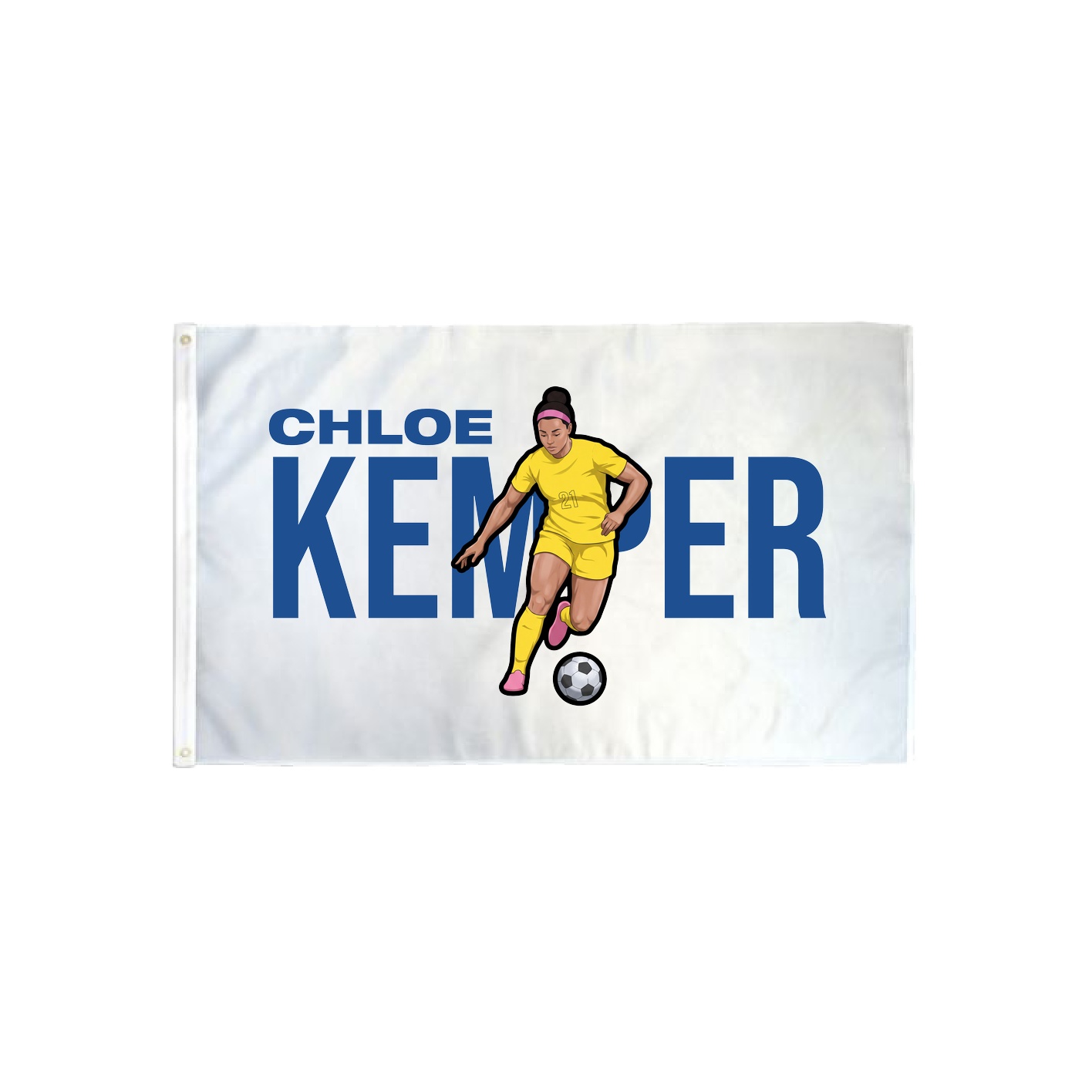 3x5 Flag — Player Name in Classic