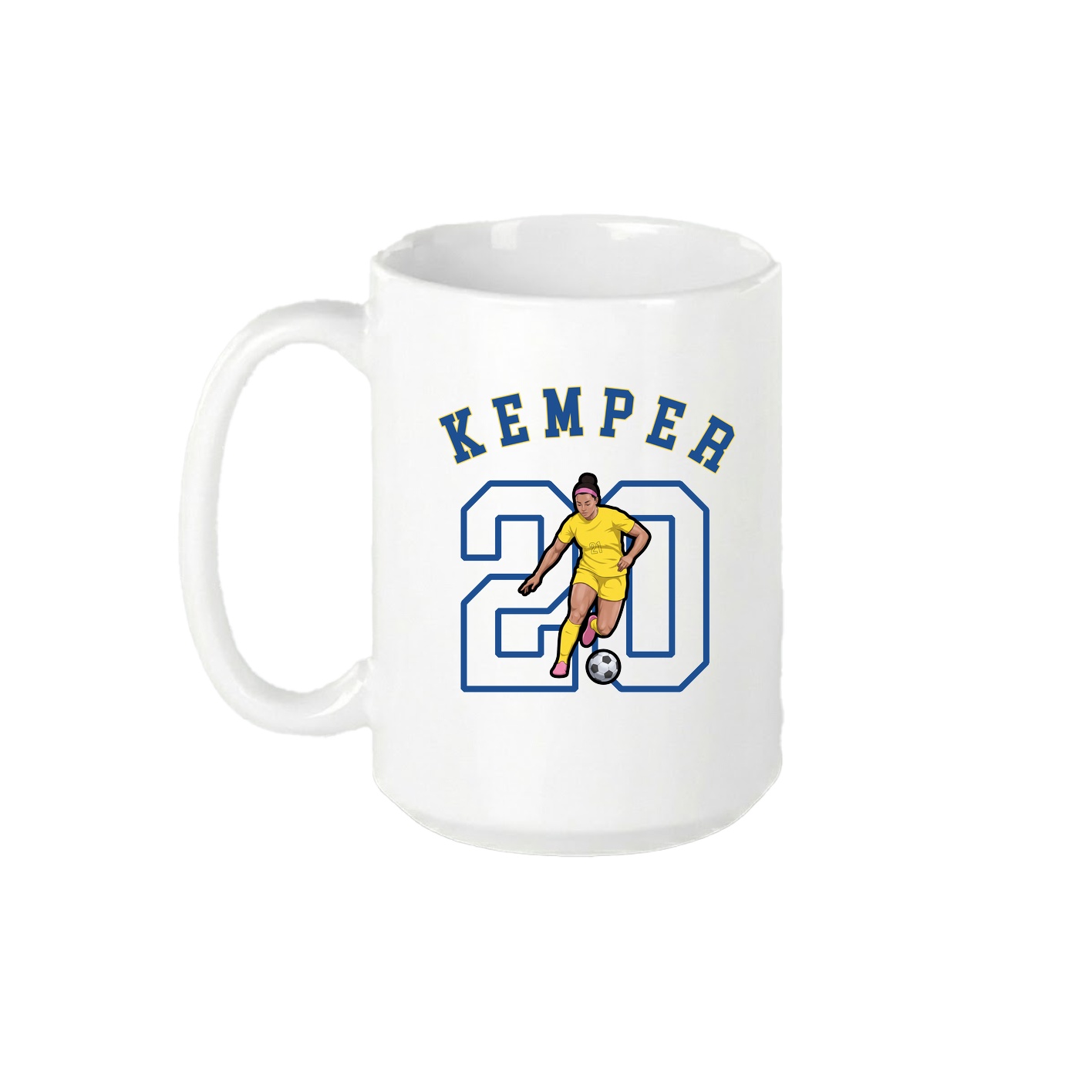 15oz Coffee Mug — Shirsey Arch in White