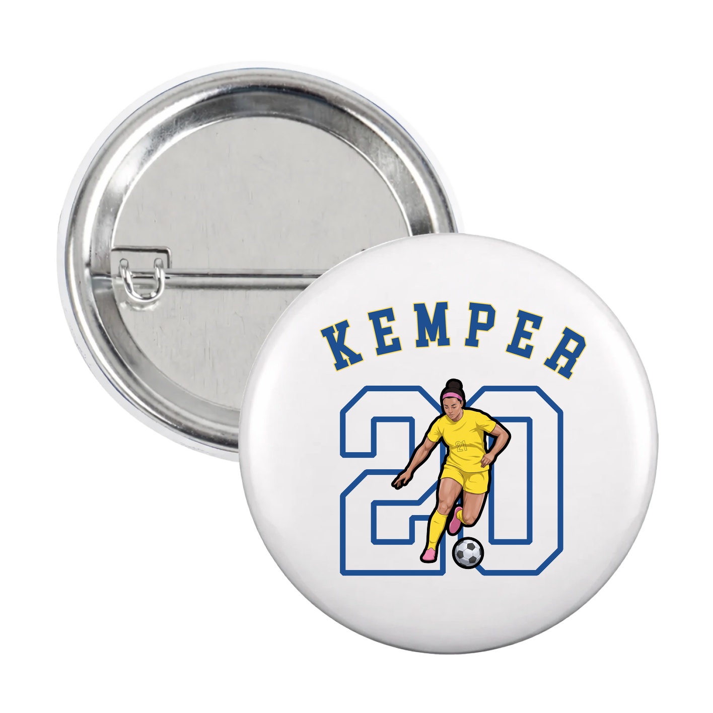 Game Day Button — Shirsey Arch in White