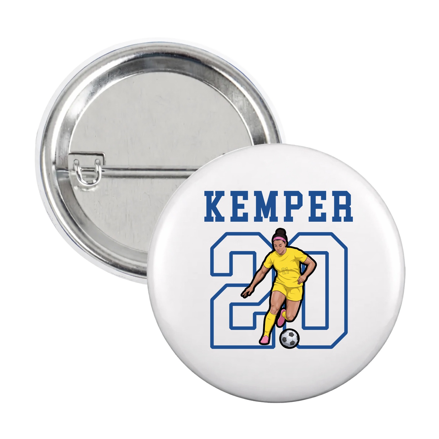 Game Day Button — Shirsey in White