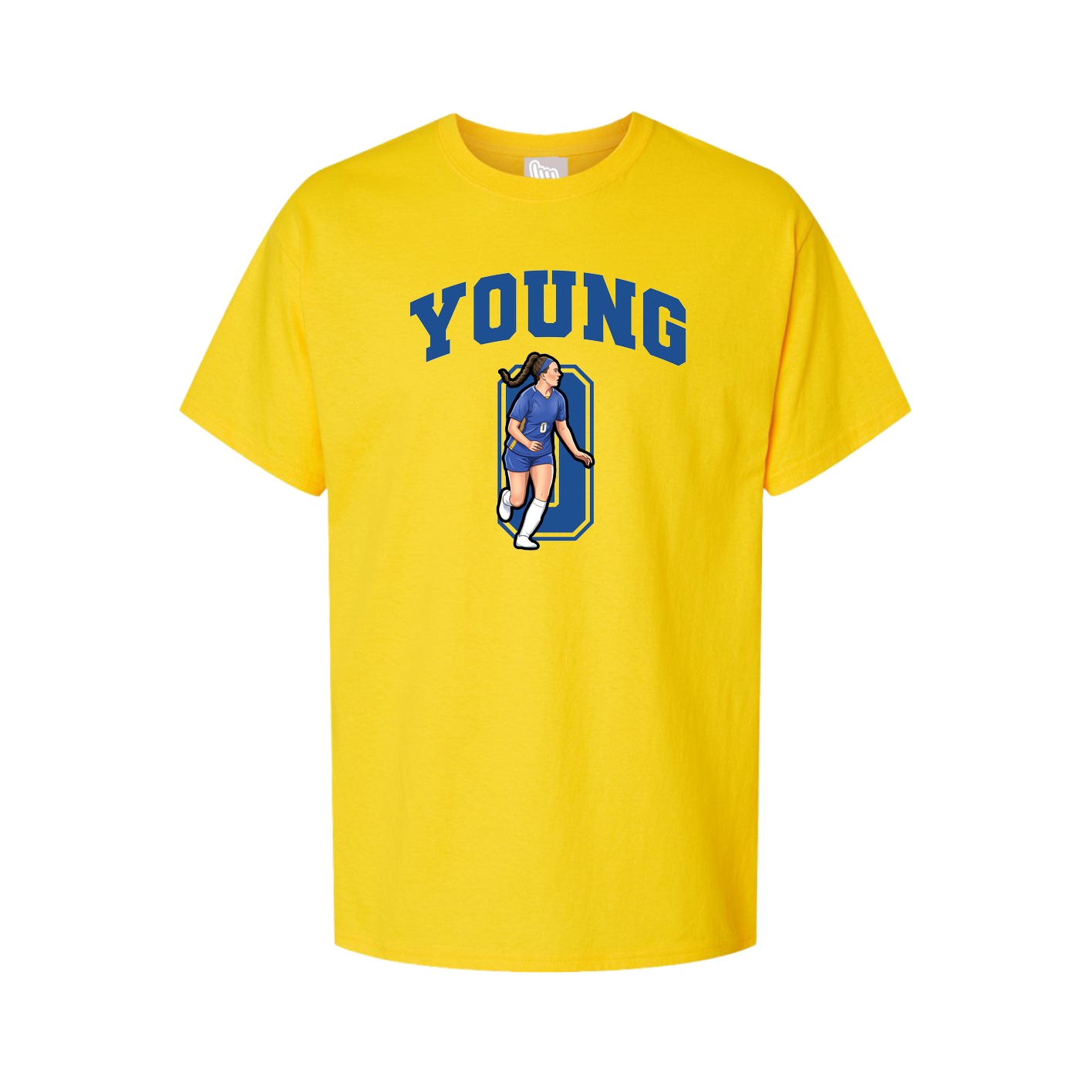 Youth Tee — Number in Gold