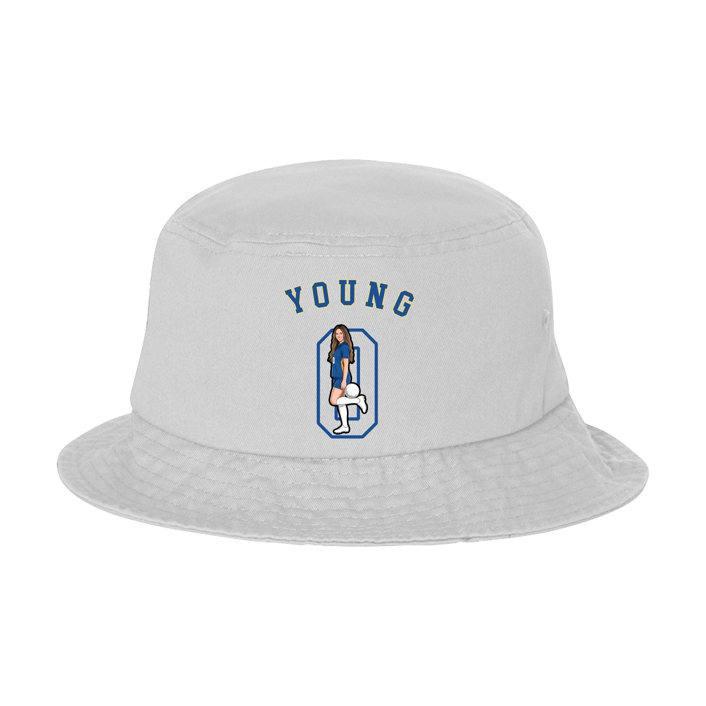 Bucket Cap — Shirsey Arch in White