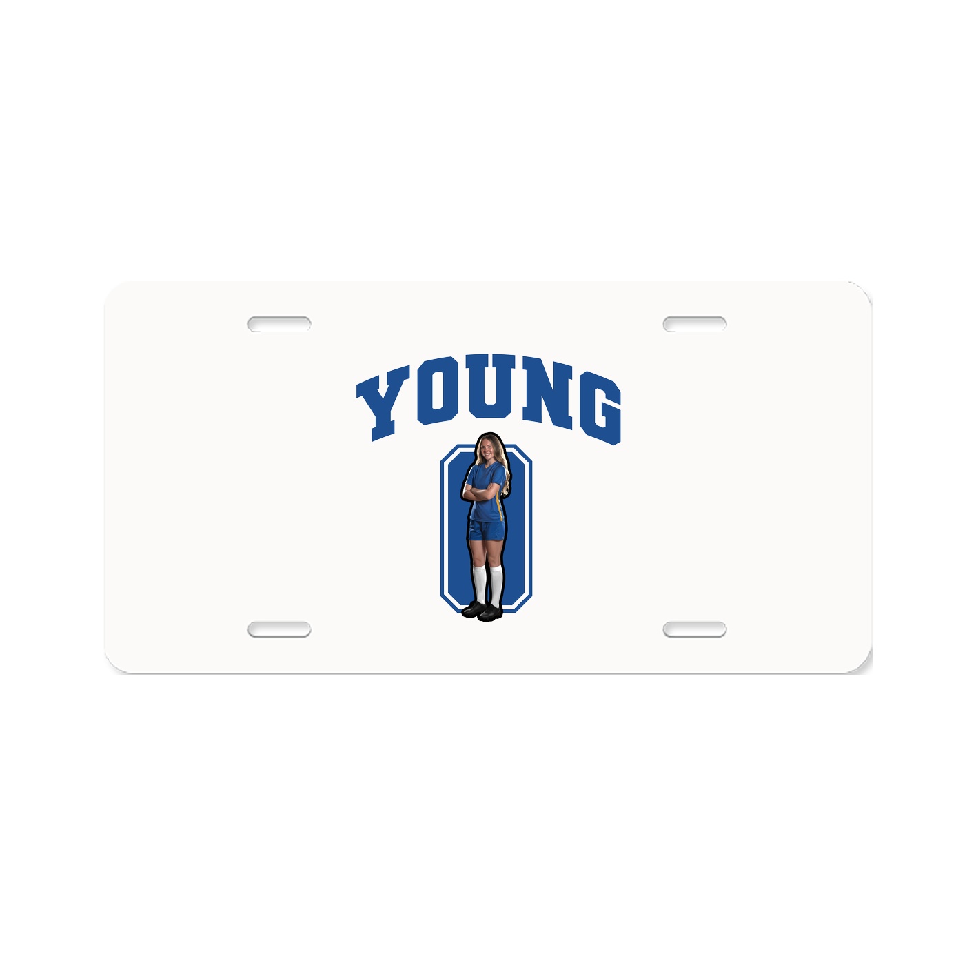License Plate — Number in Classic