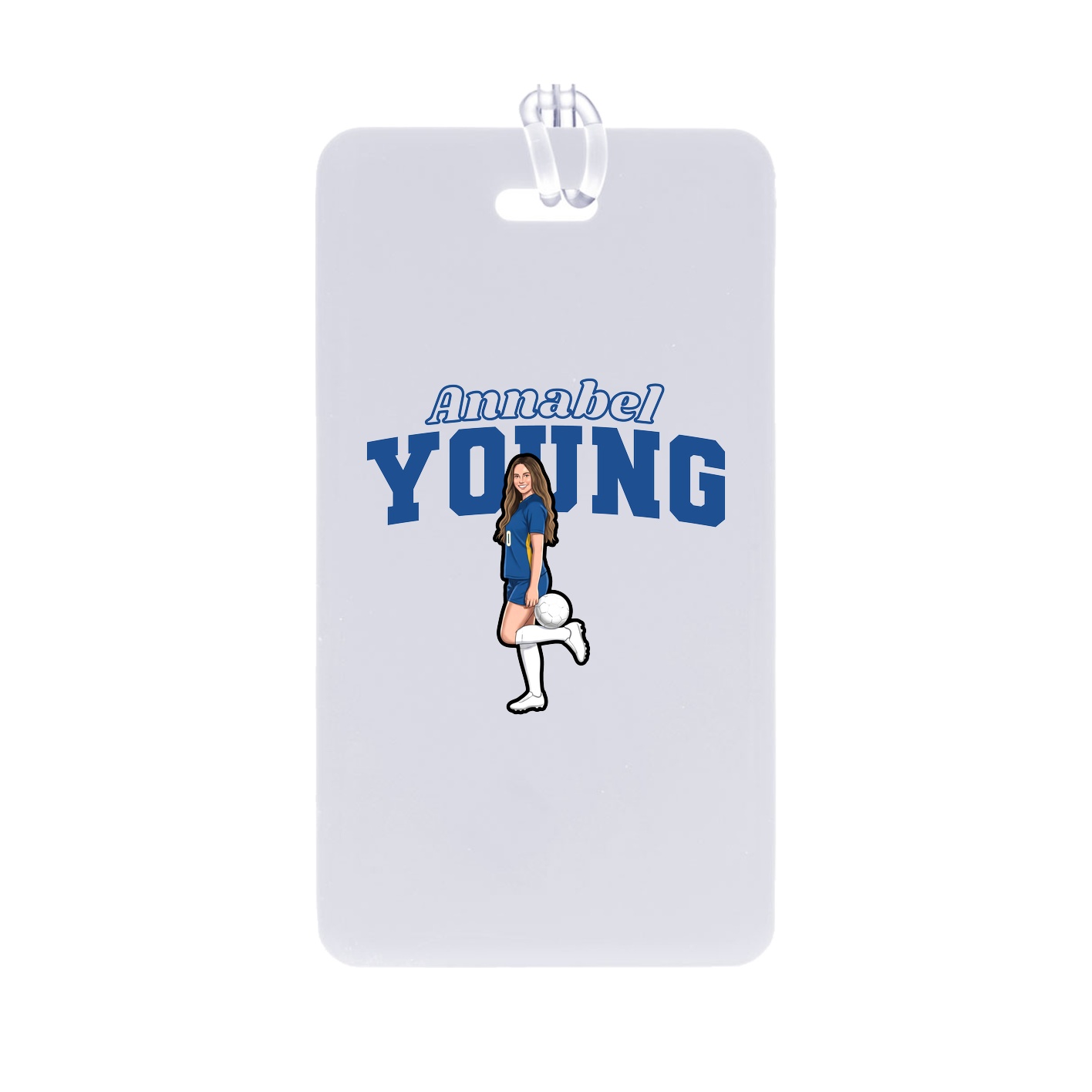 Bag Tag — Name Arch in Classic