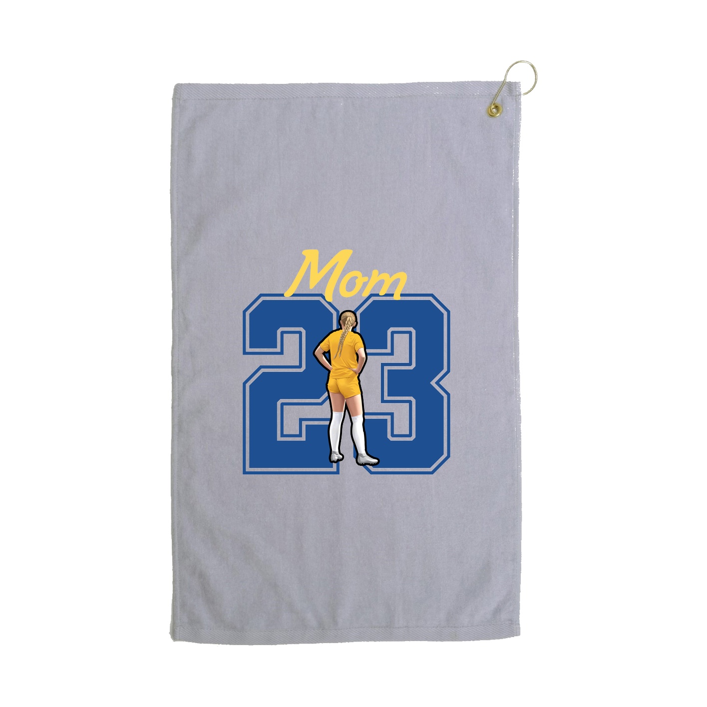 Golf Towel — Mothers Day Shirsey in Grey