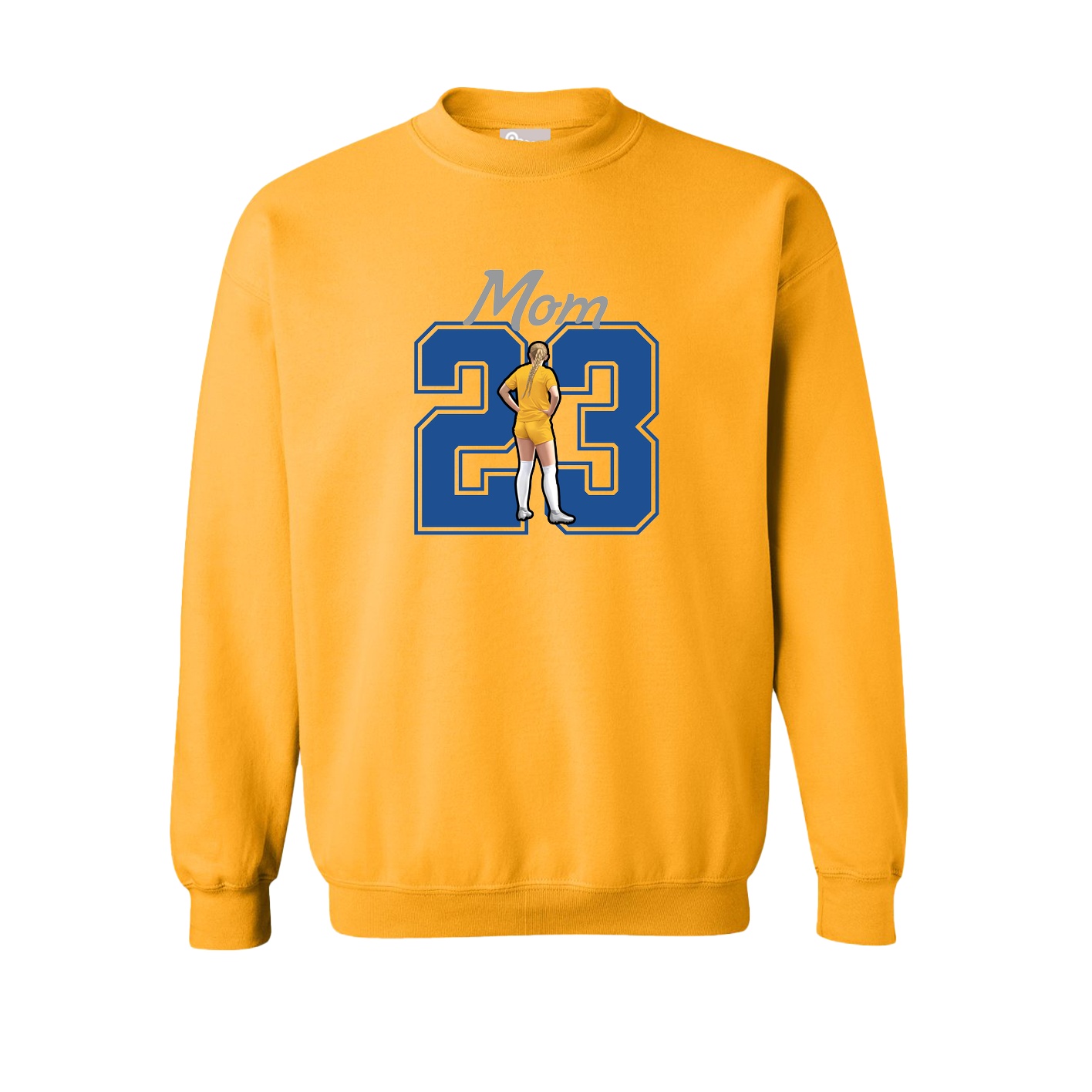 Fleece Crew — Mothers Day Shirsey in Gold