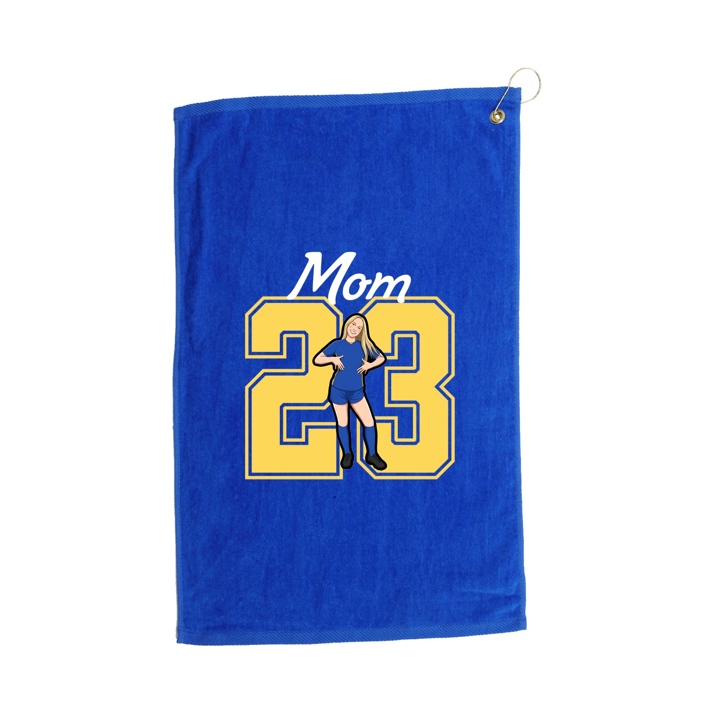Golf Towel — Mothers Day Shirsey in Royal