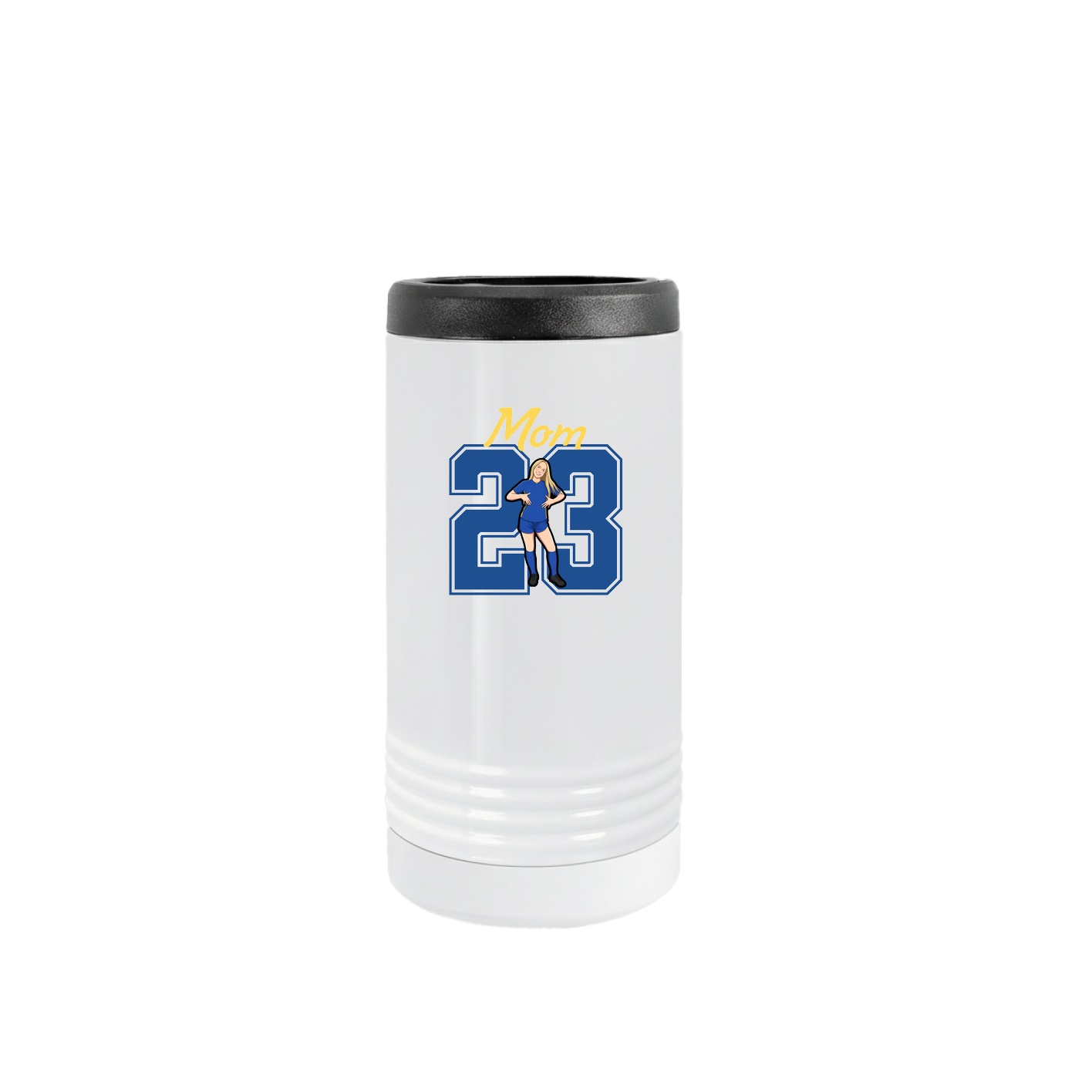Slim Beverage Holder — Mothers Day Shirsey in White