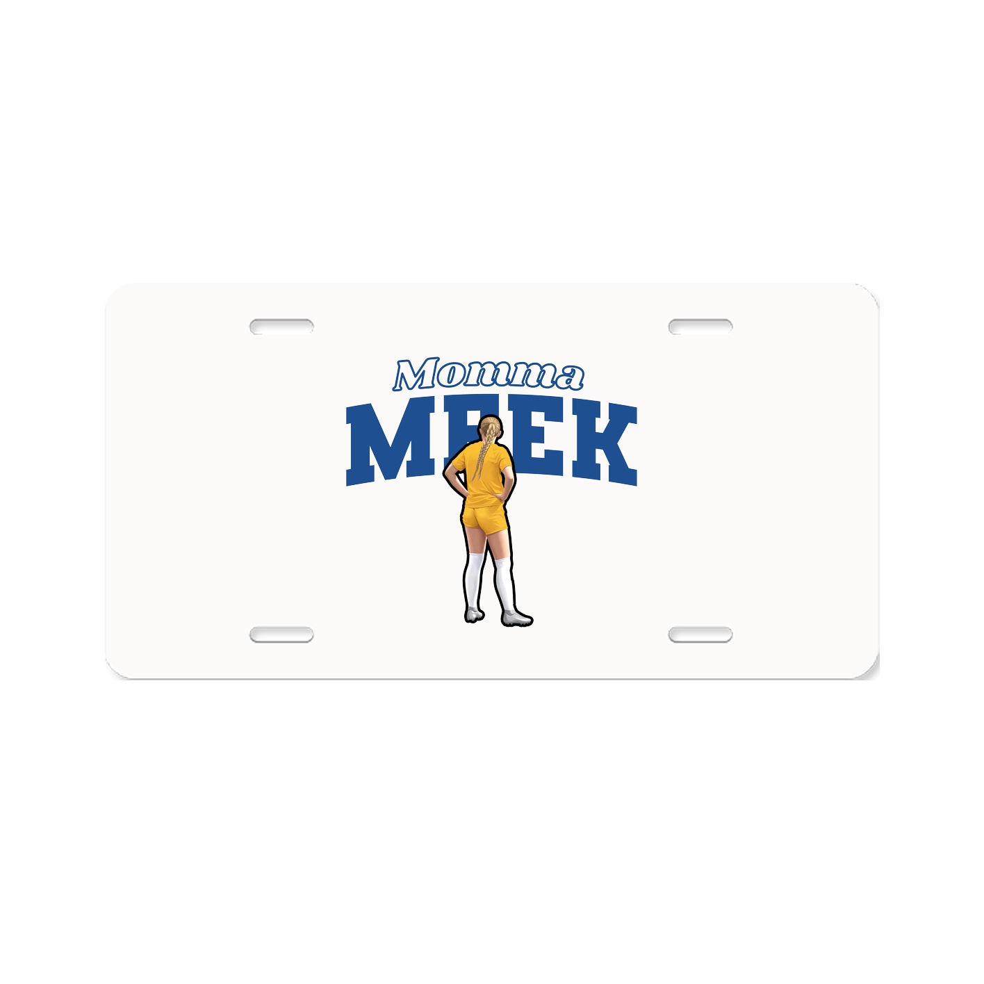 License Plate — Mothers Day Block in Classic