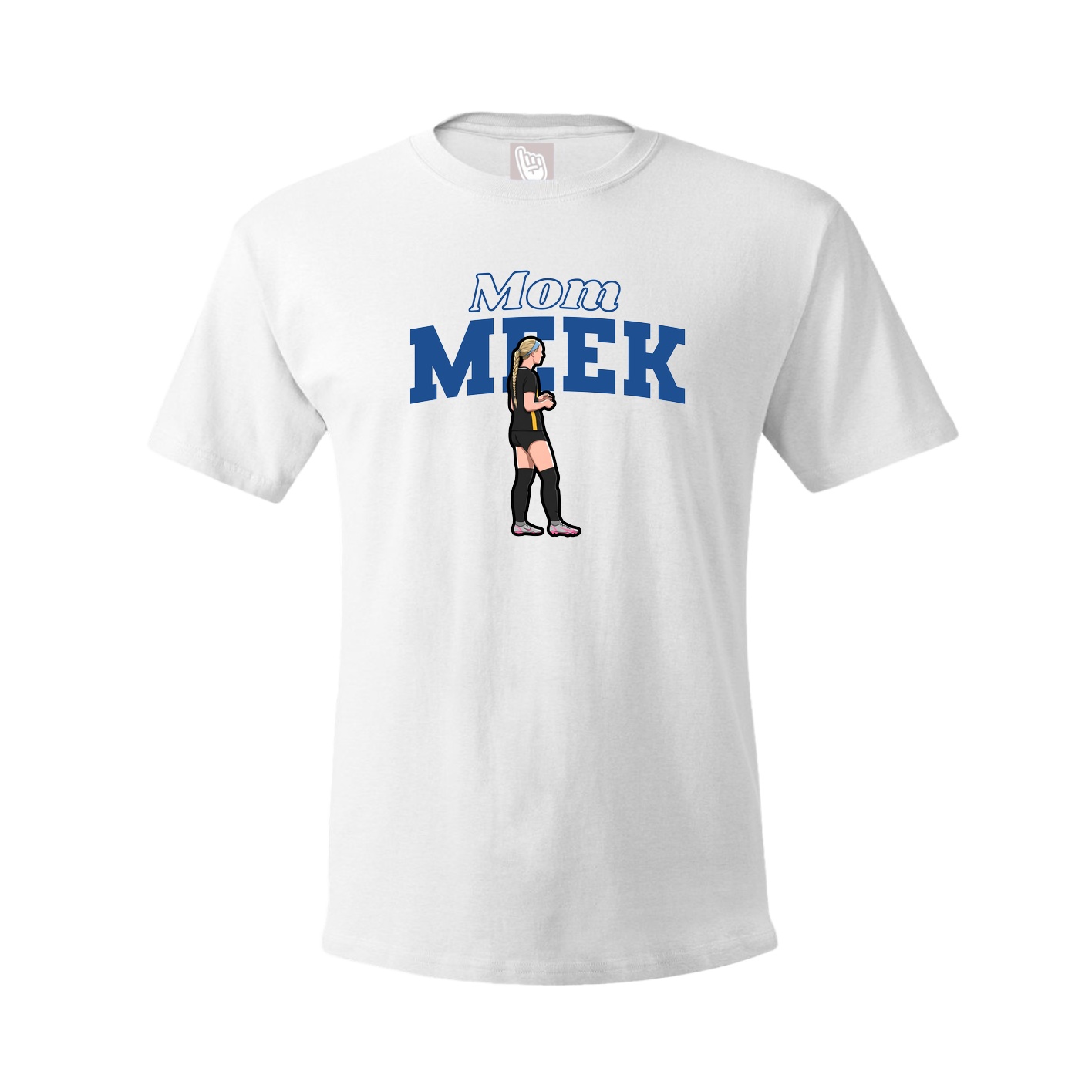 Youth Tee — Mothers Day Block in White
