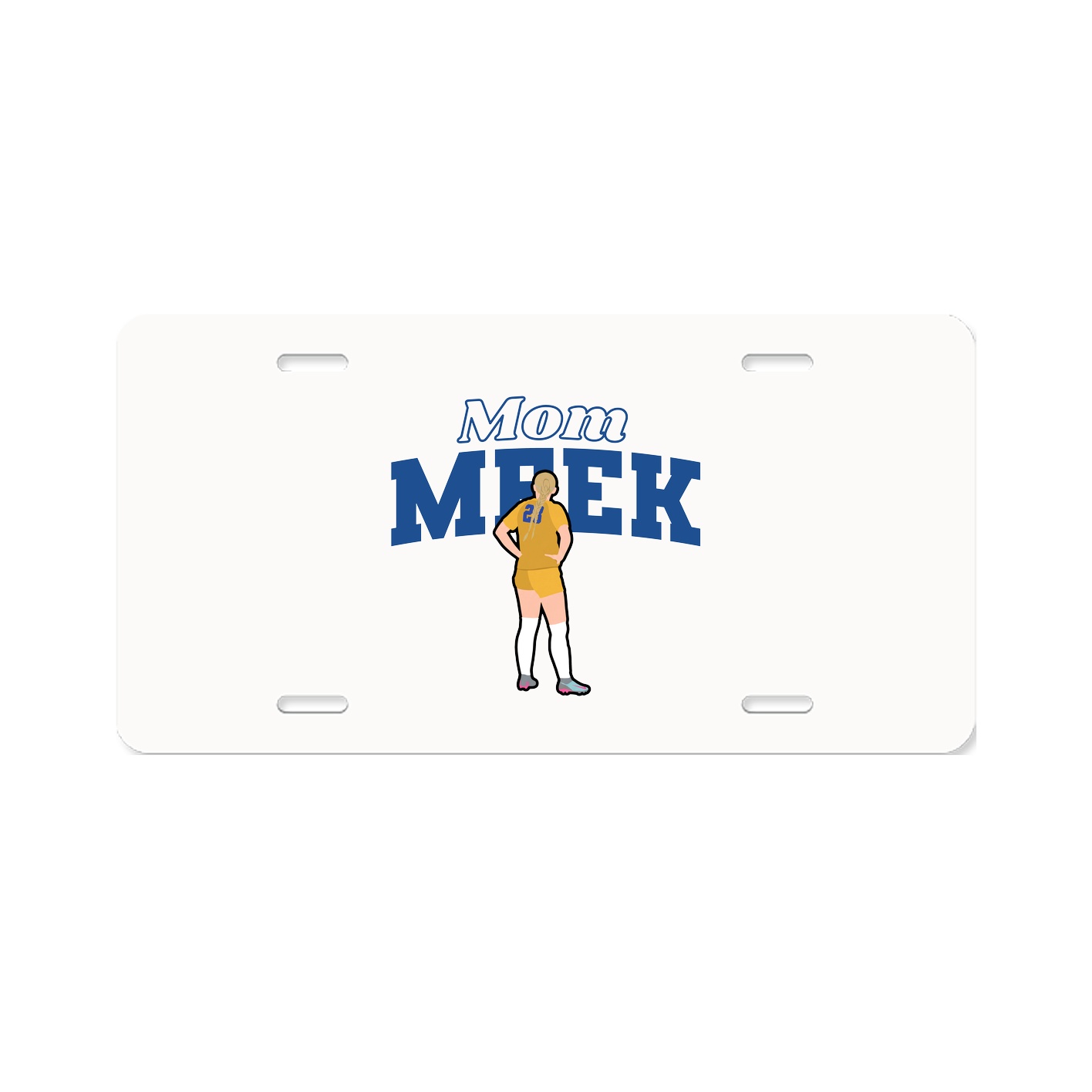 License Plate — Mothers Day Block in Classic