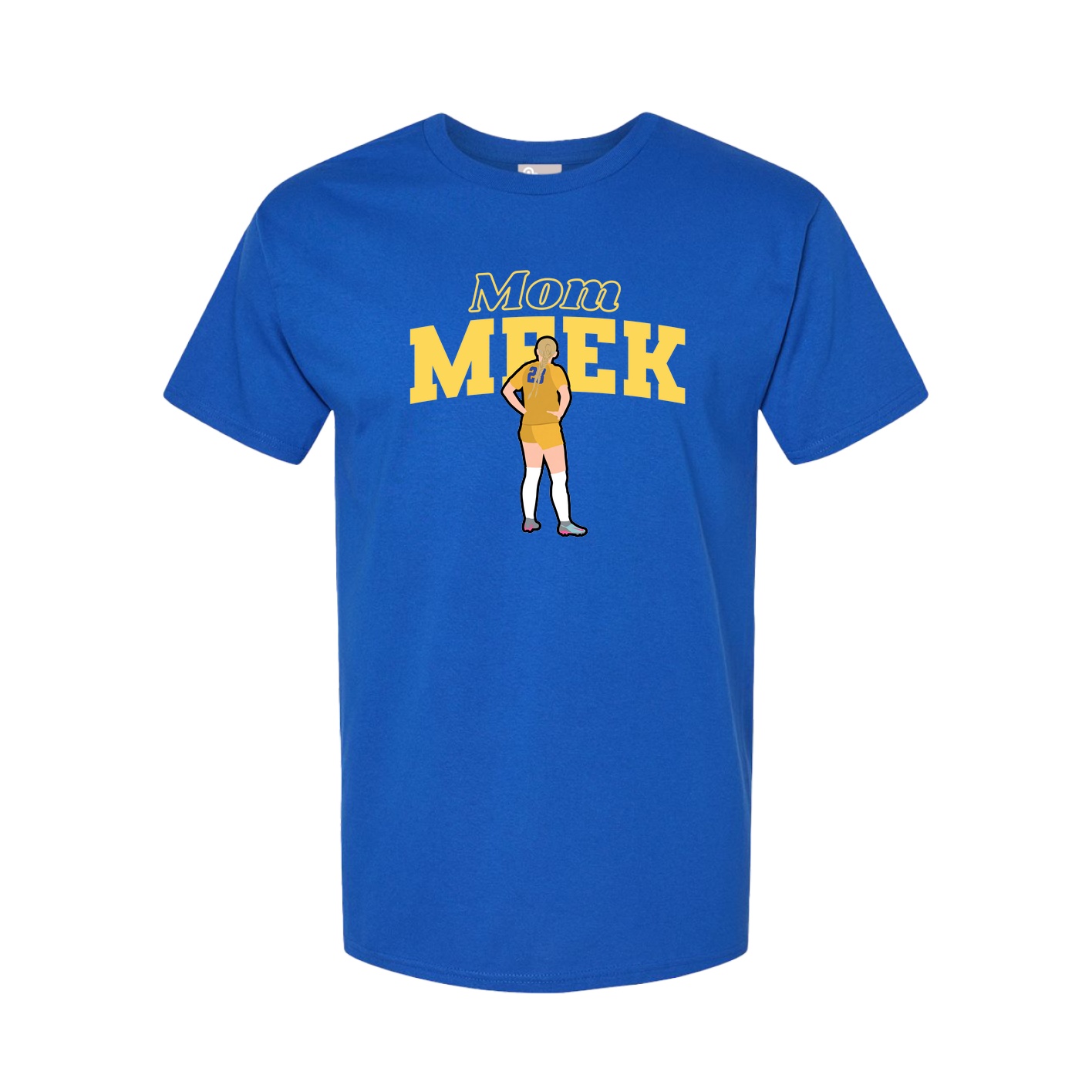 Youth Tee — Mothers Day Block in Royal