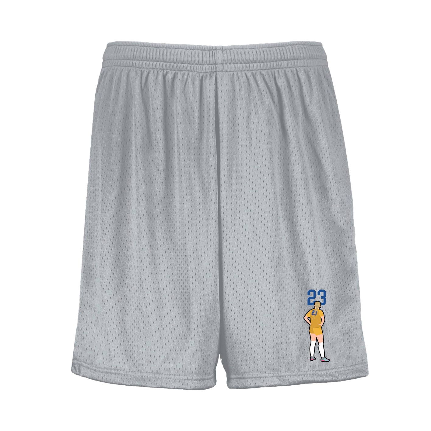 Shorts — Number Top in Silver
