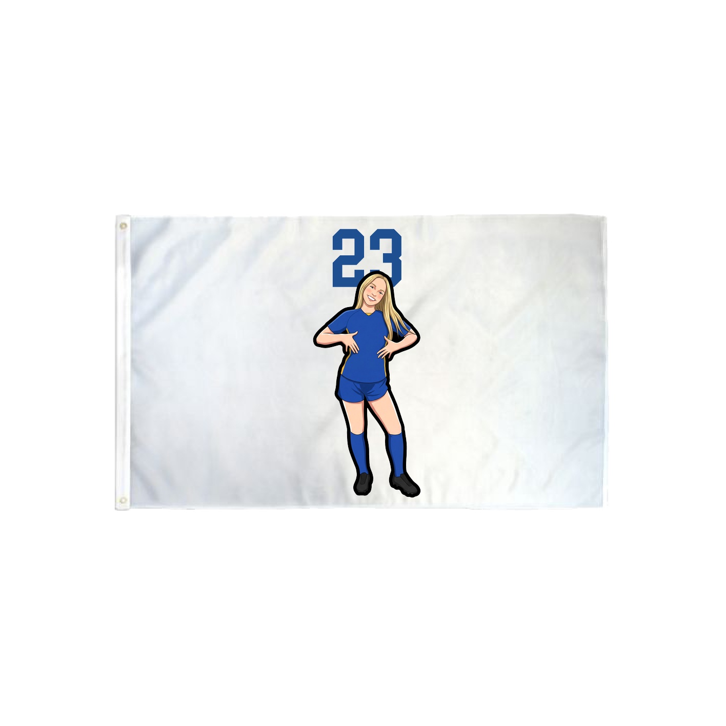 3x5 Flag — Number Top in Classic