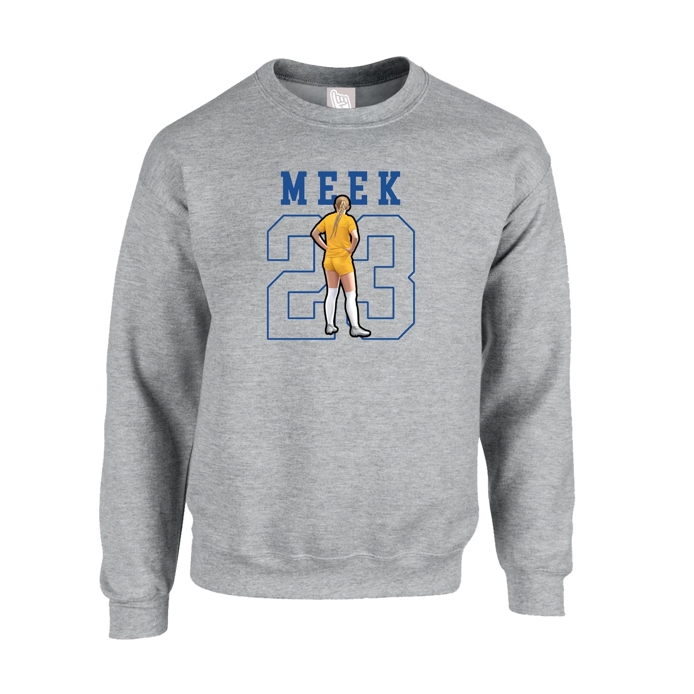 Fleece Crew — Shirsey in Grey