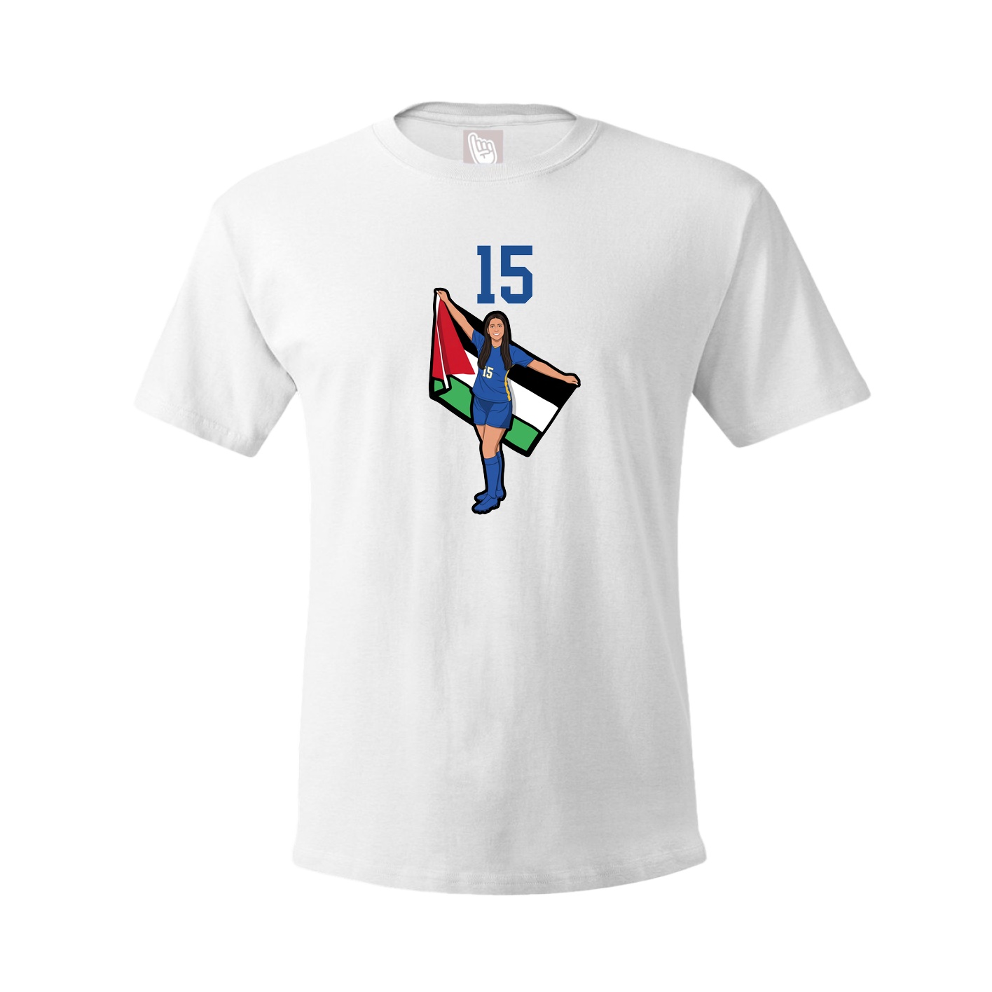 Tee — Number Top in White