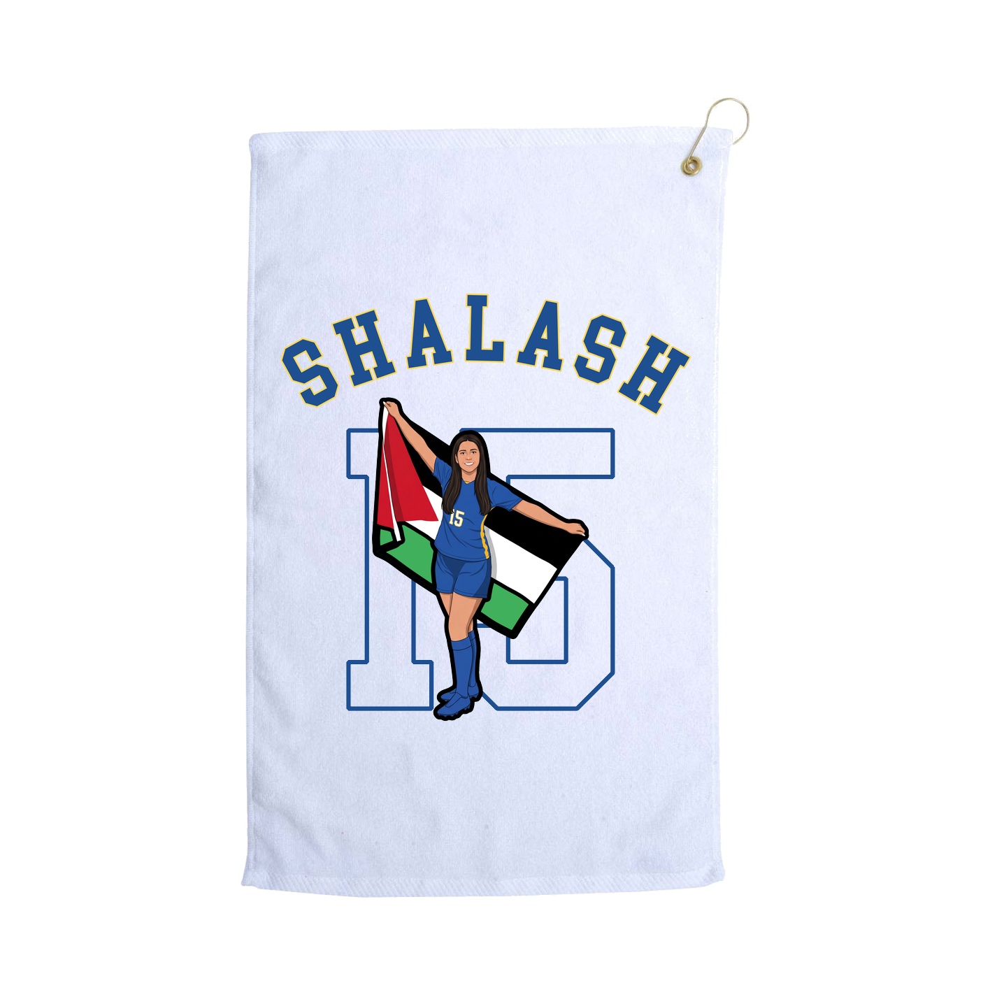 Golf Towel — Shirsey Arch in White