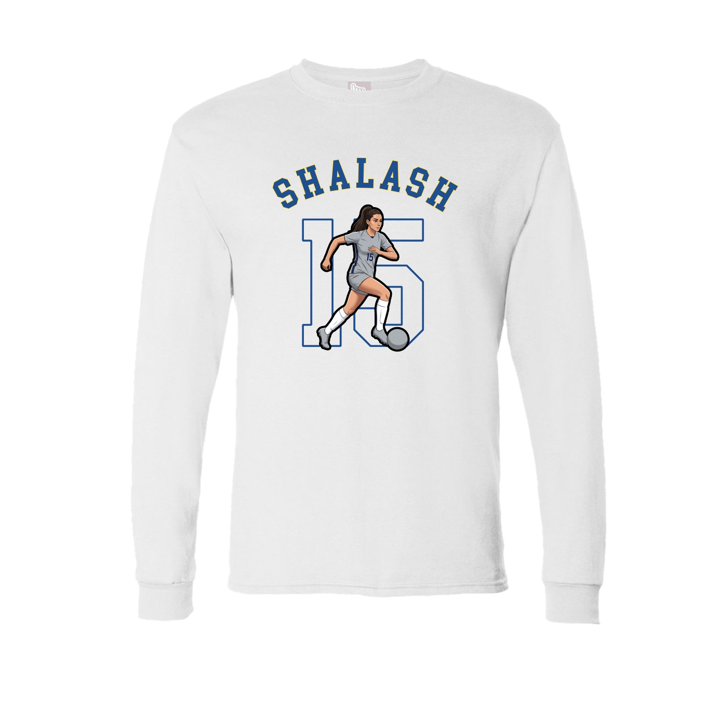 Long Sleeve Tee — Shirsey Arch in White