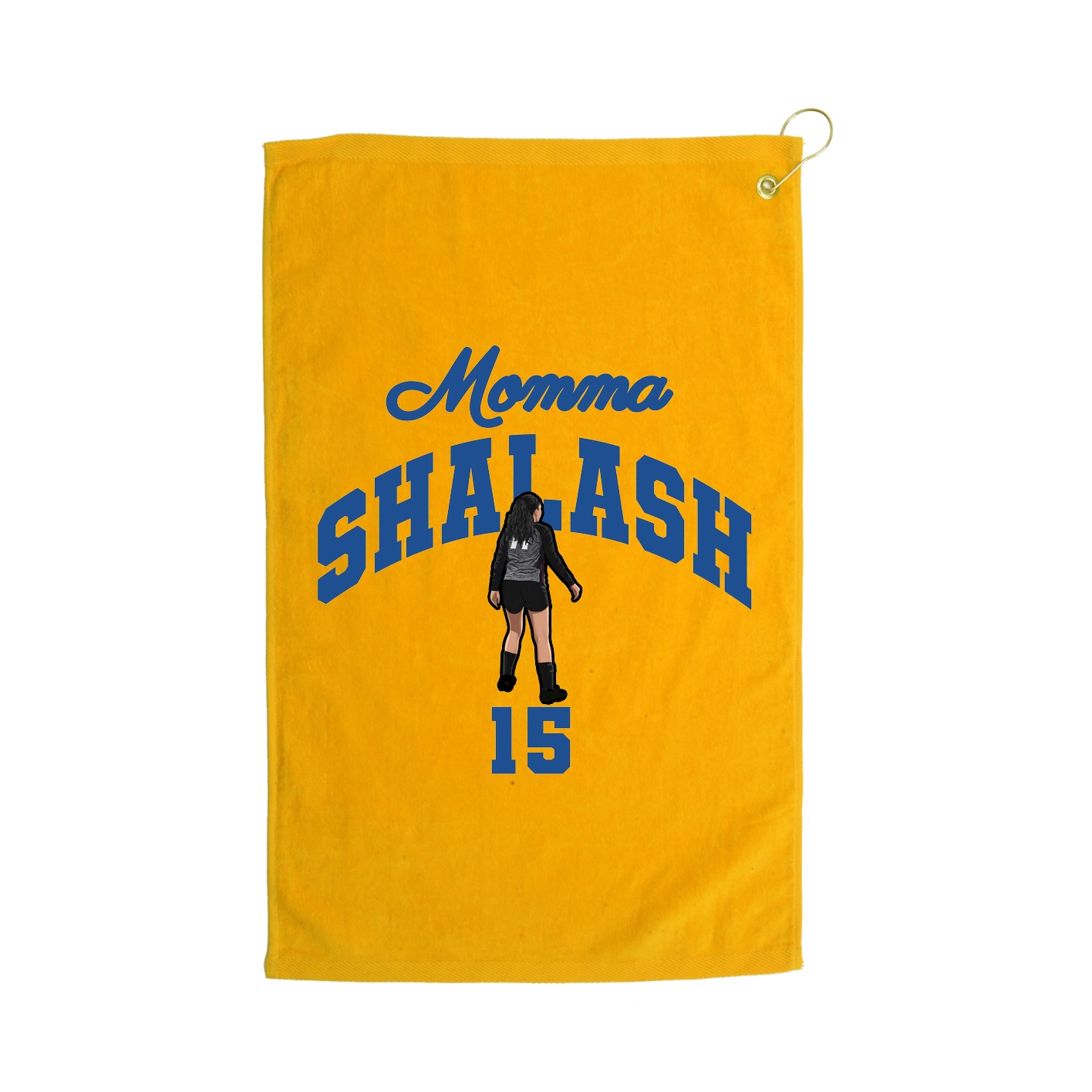 Golf Towel — Mothers Day Arch in Gold