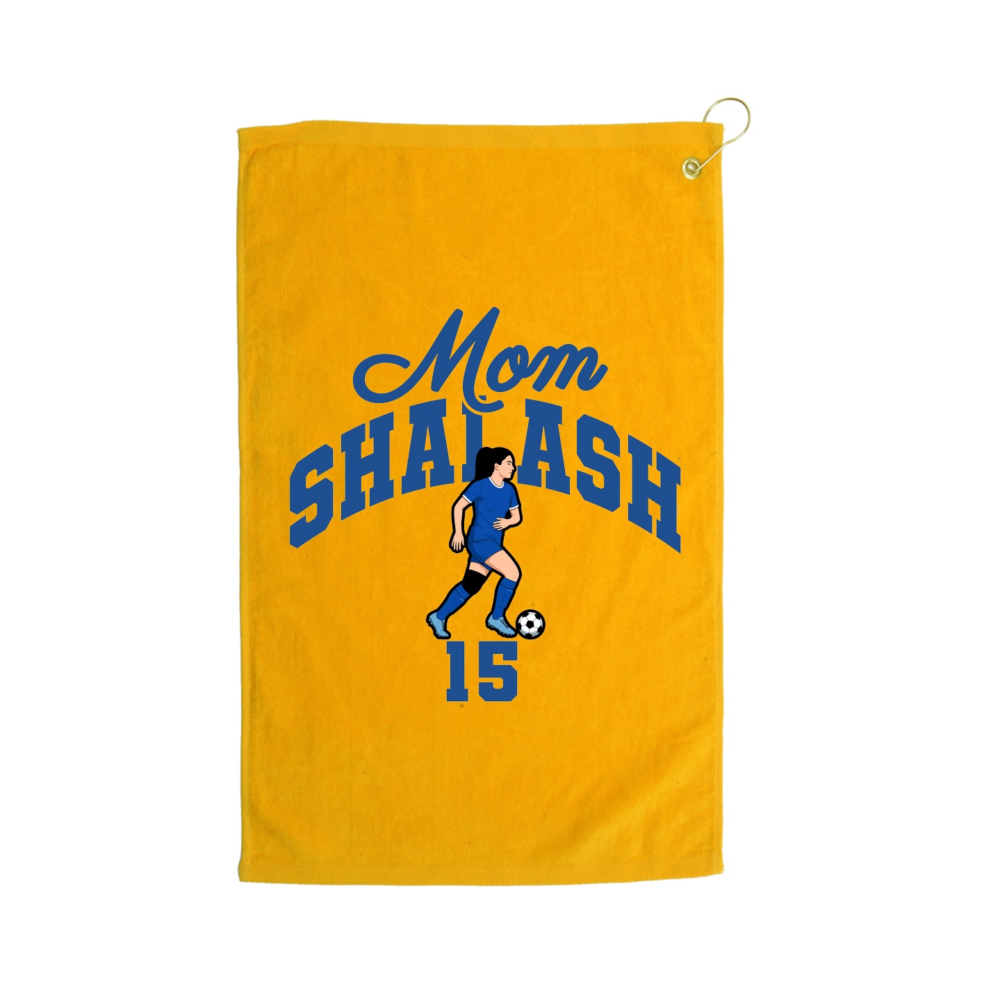 Golf Towel — Mothers Day Arch in Gold
