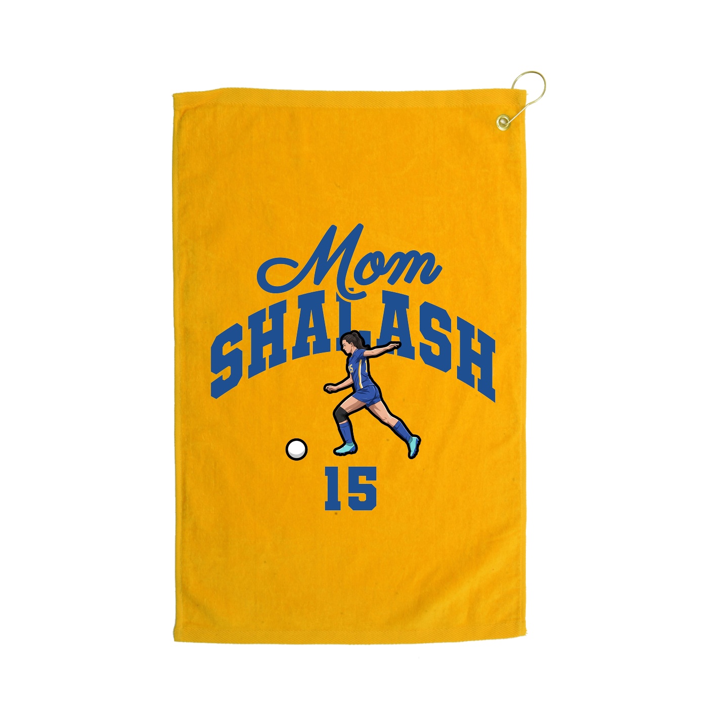Golf Towel — Mothers Day Arch in Gold