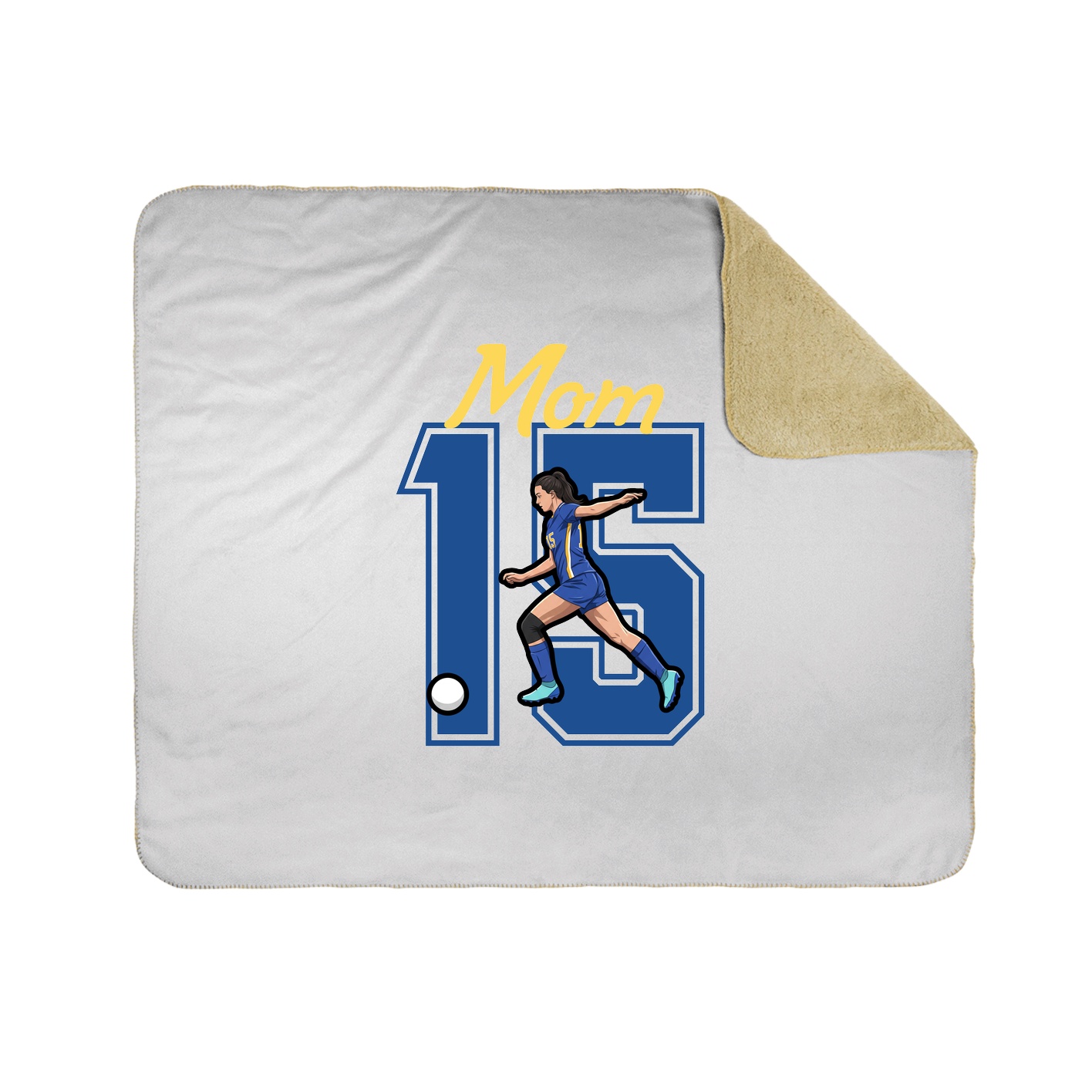 Throw Blanket — Mothers Day Shirsey in White