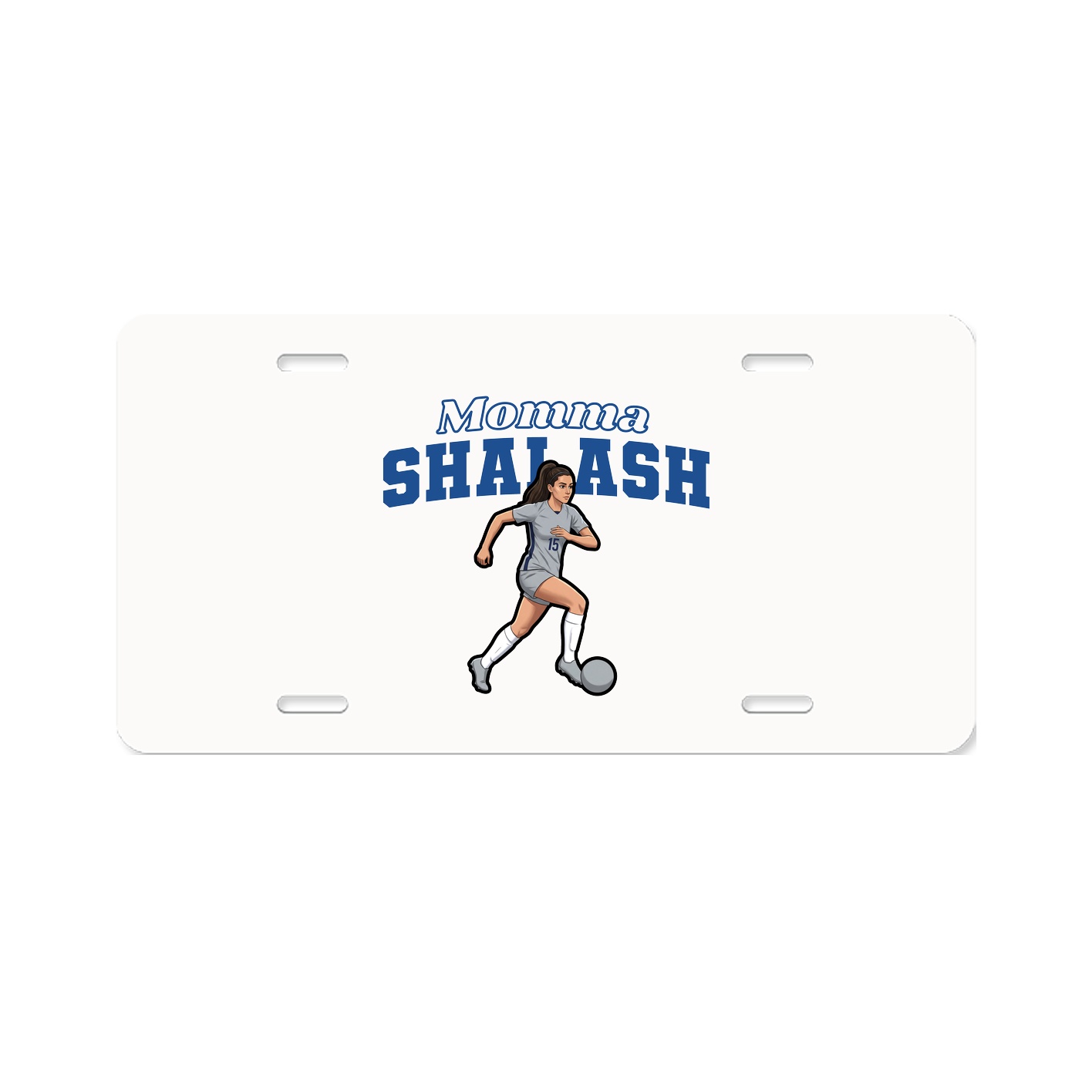 License Plate — Mothers Day Block in Classic