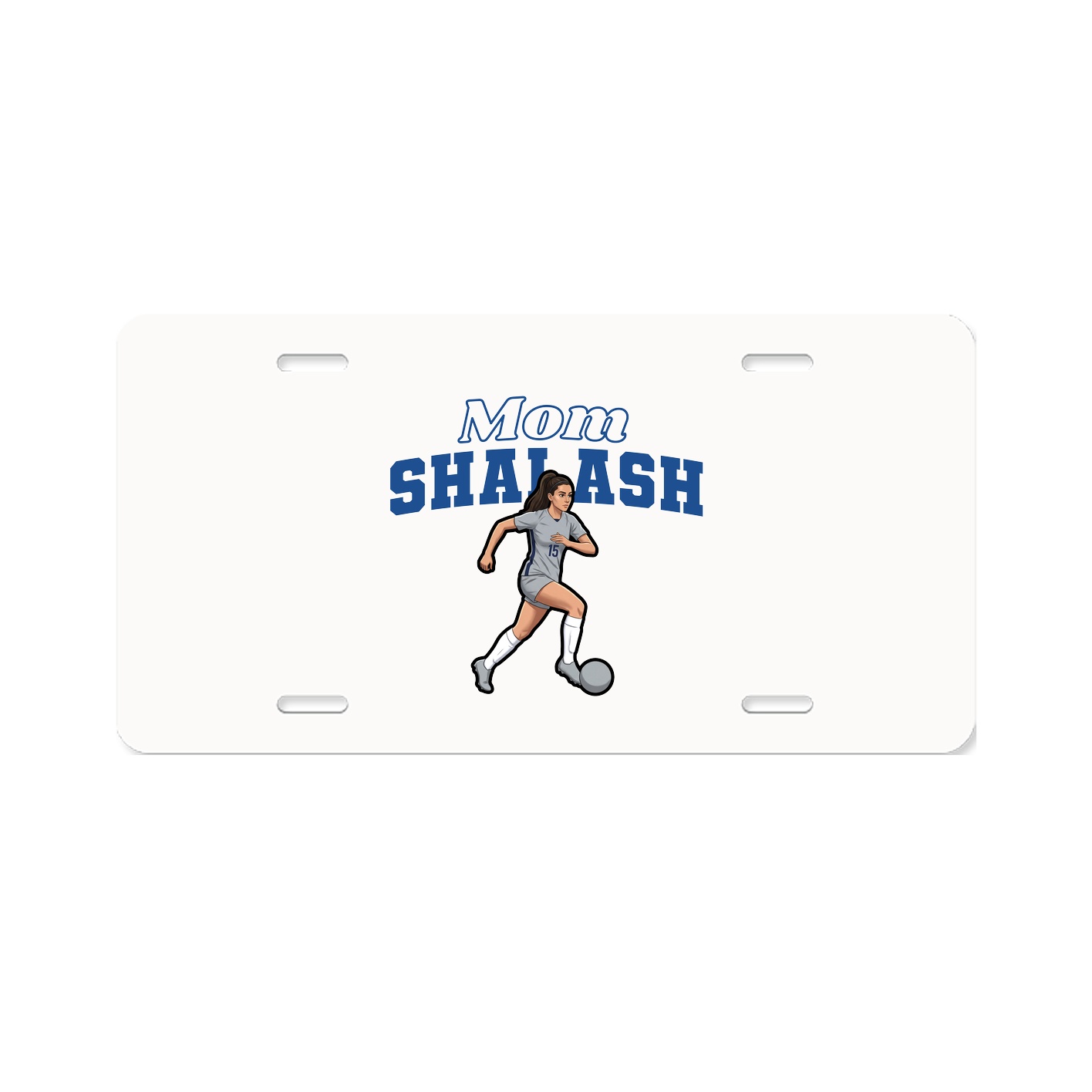 License Plate — Mothers Day Block in Classic