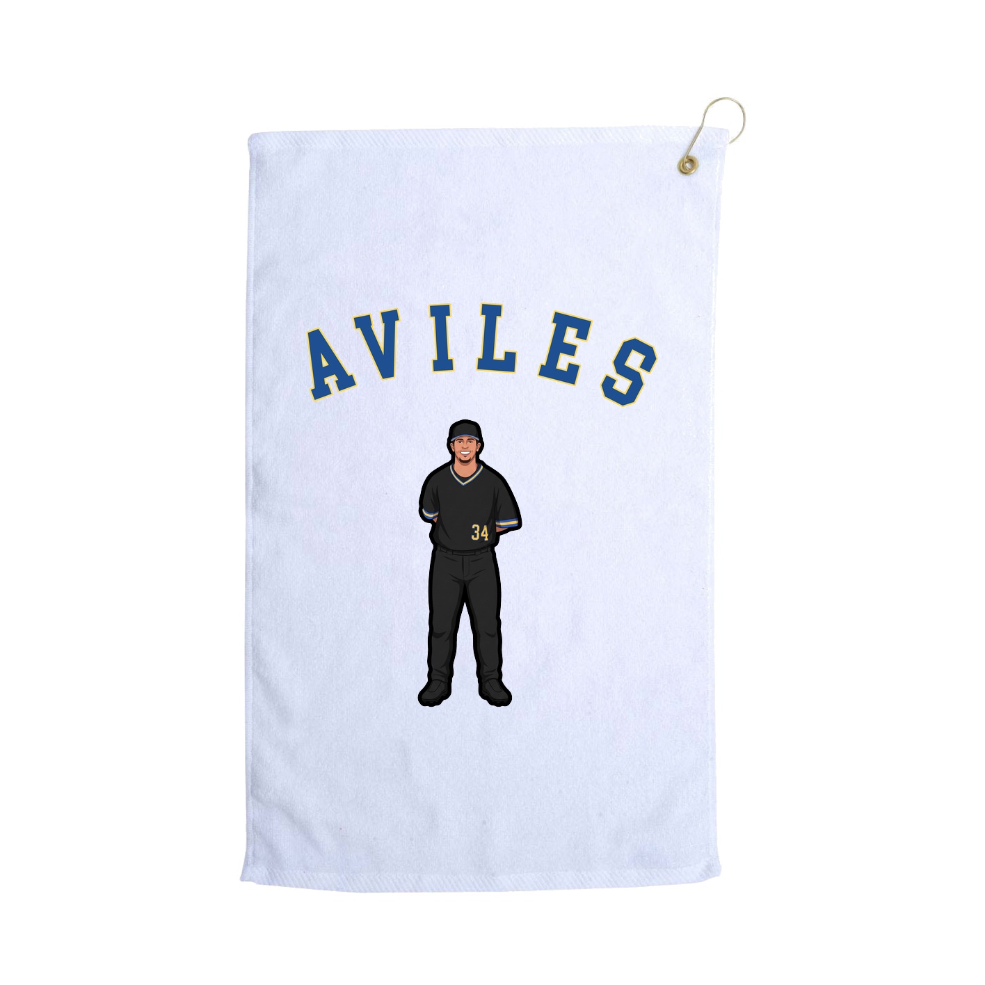 Golf Towel — Shirsey Arch in White