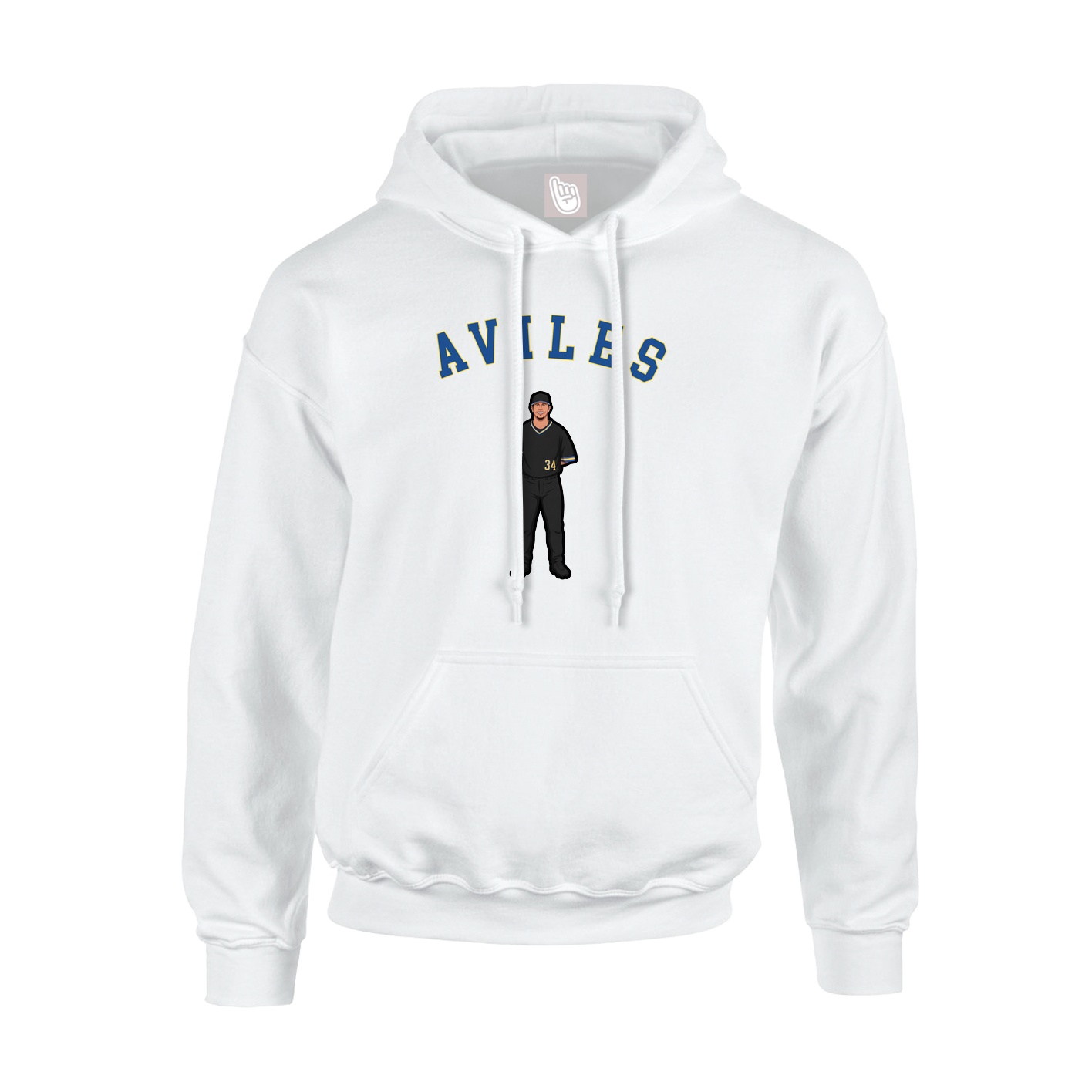 Youth Hoodie — Shirsey Arch in White