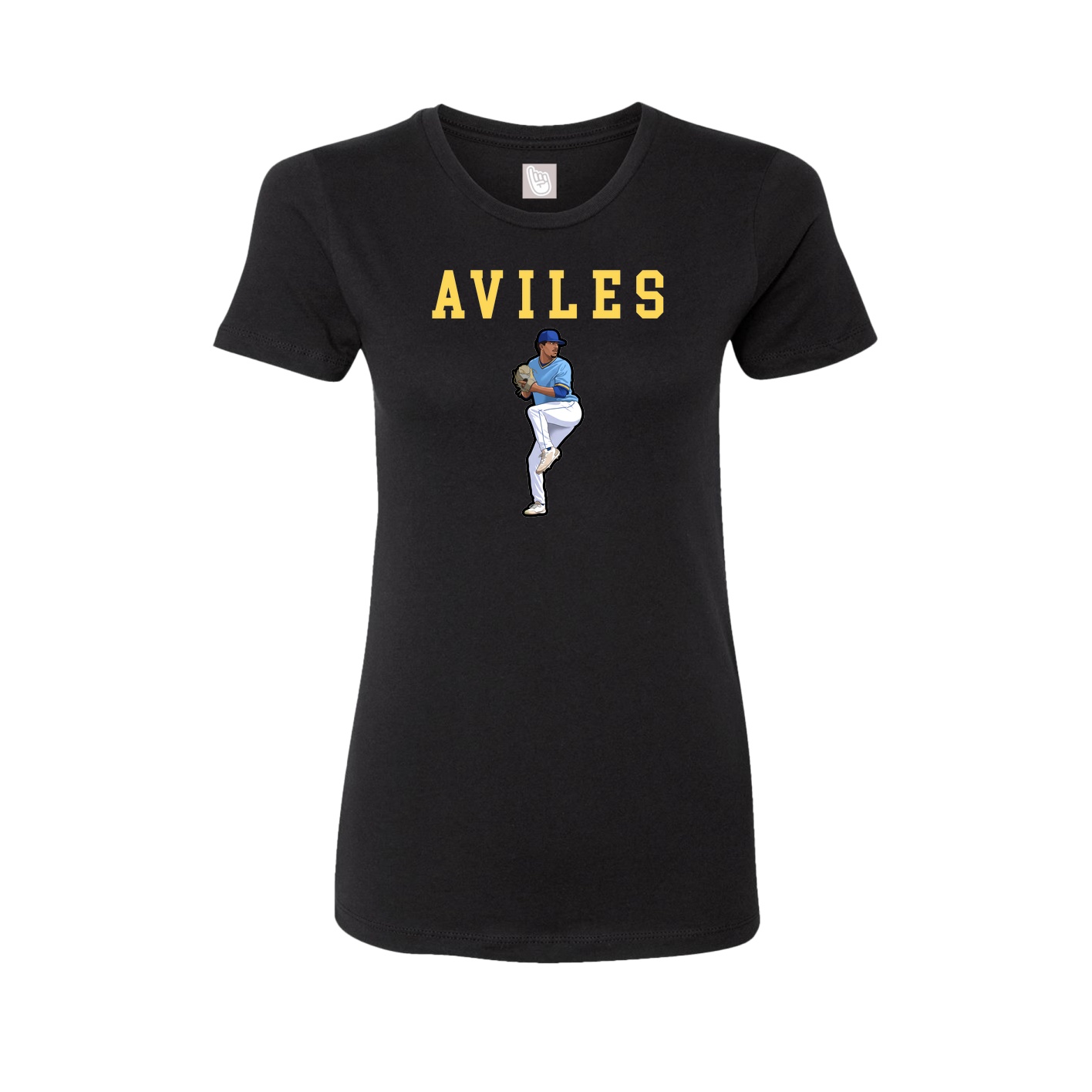 Fitted Women's Tee — Shirsey in Black