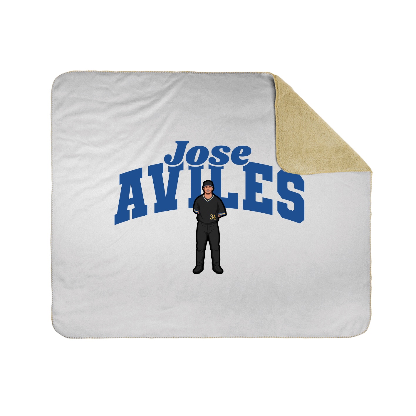 Throw Blanket — Signature Arch in White