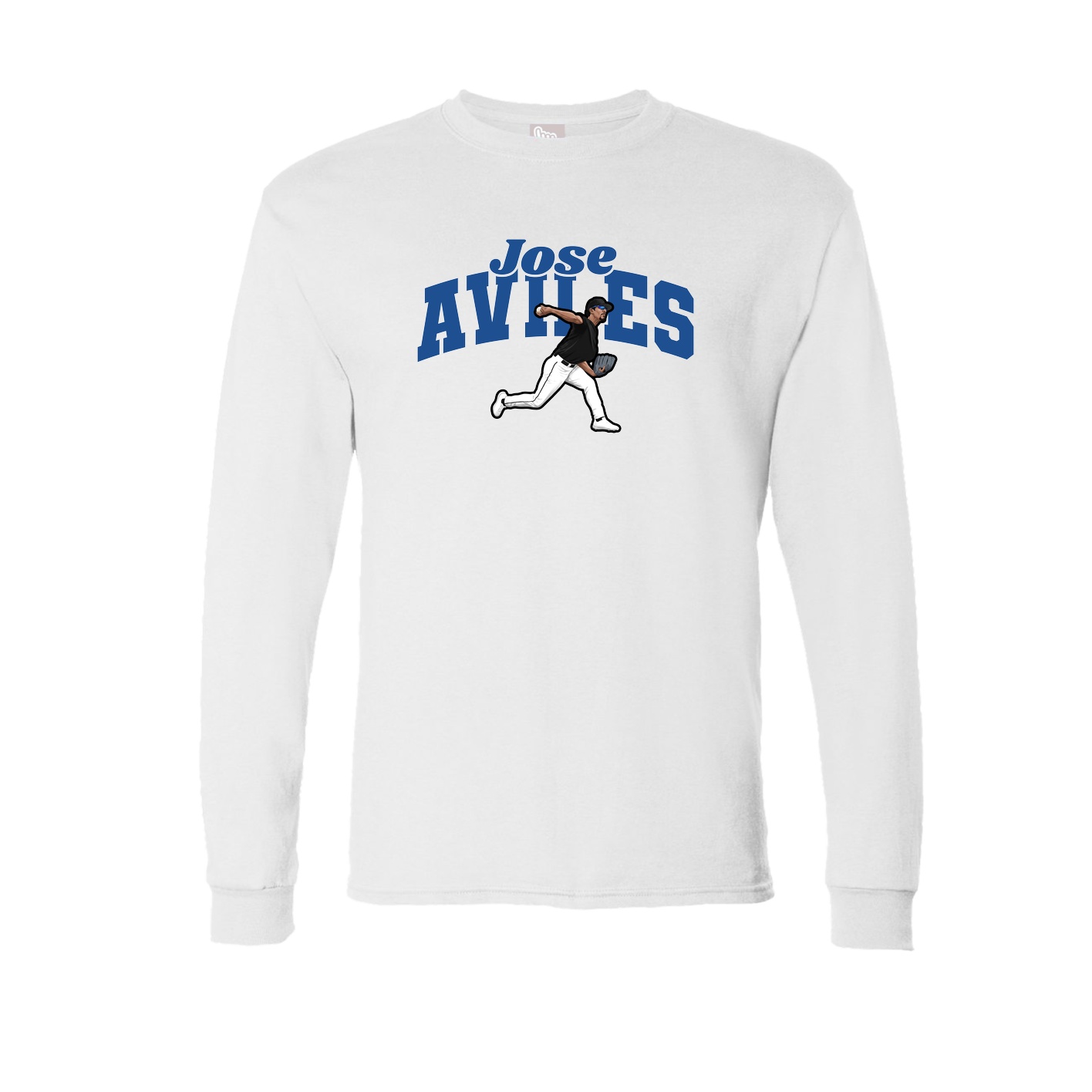 Long Sleeve Tee — Signature Arch in White