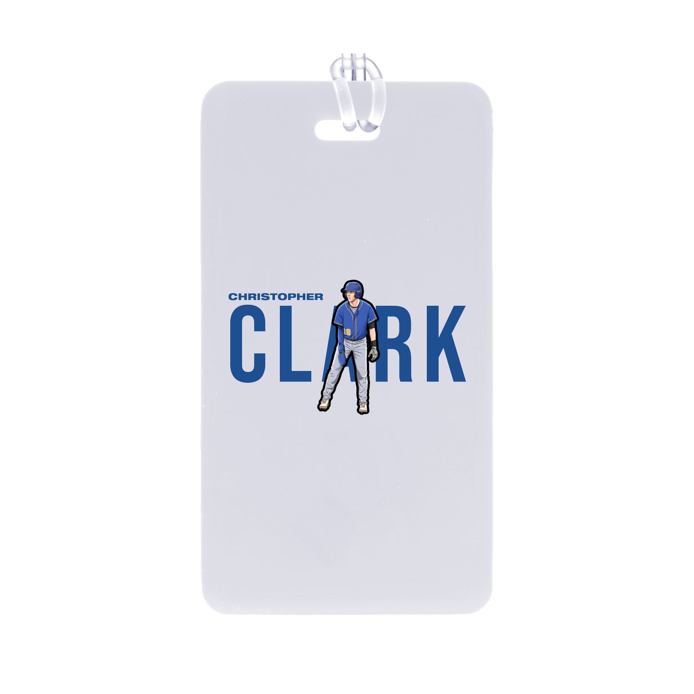 Bag Tag — Player Name in Classic