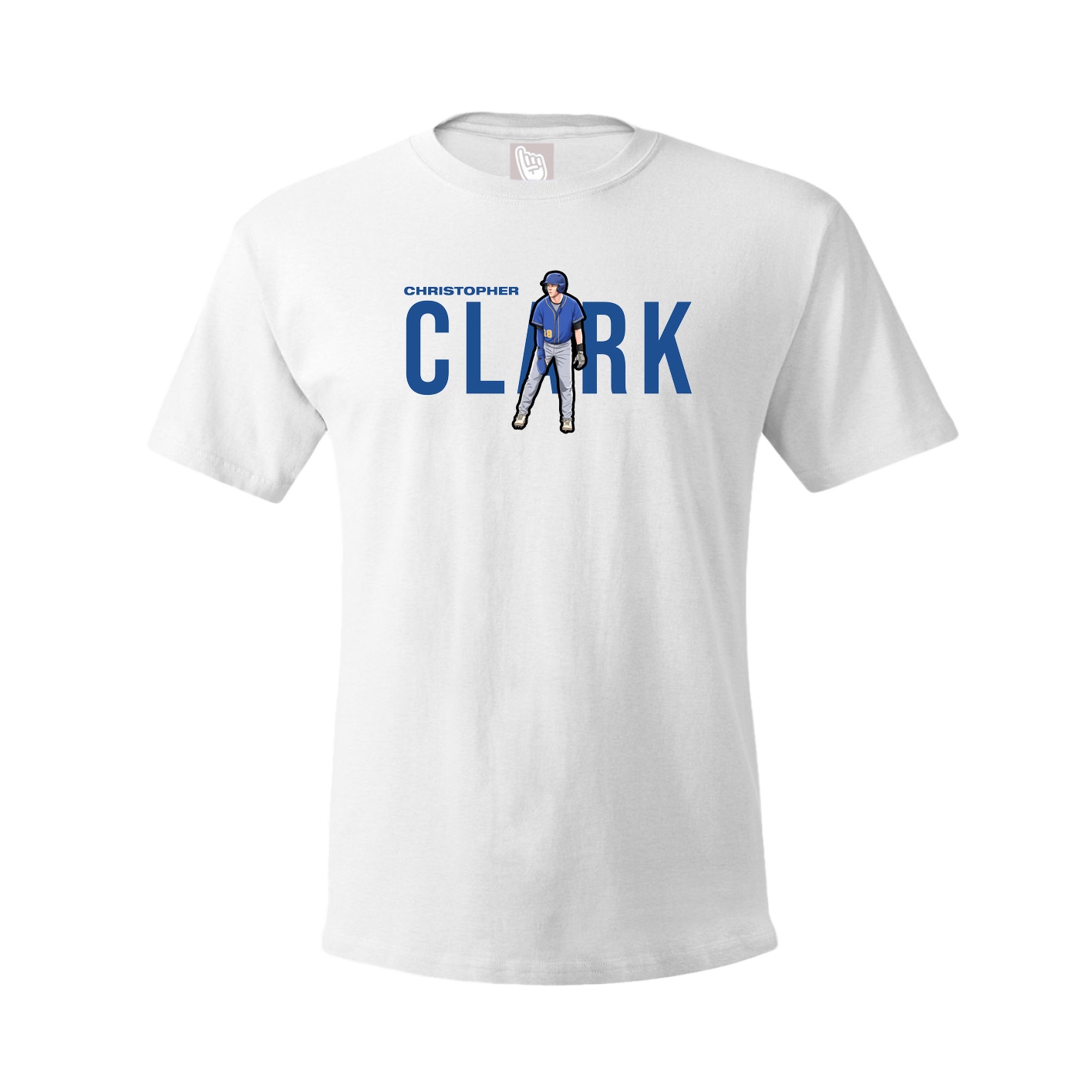 Youth Tee — Player Name in White