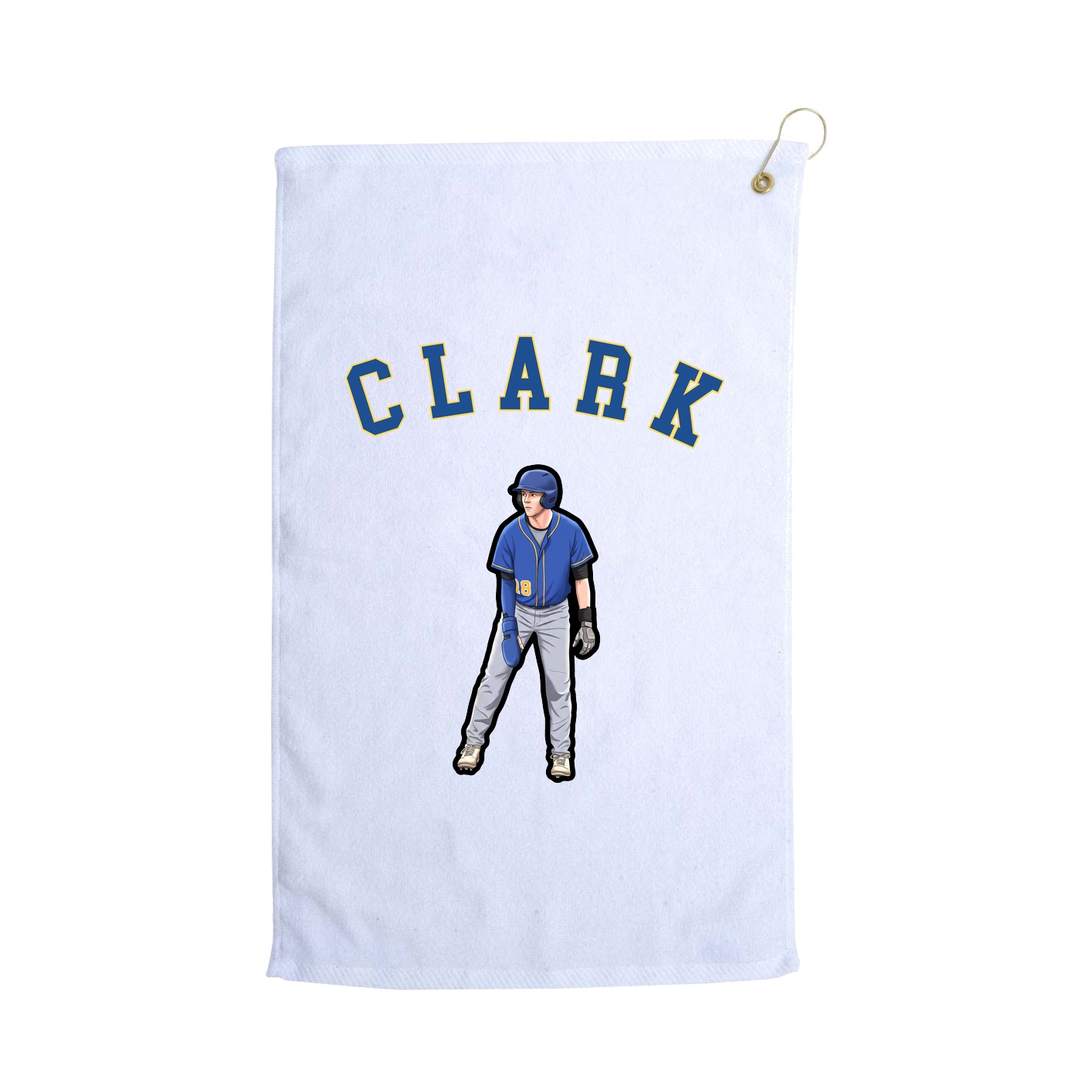Golf Towel — Shirsey Arch in White