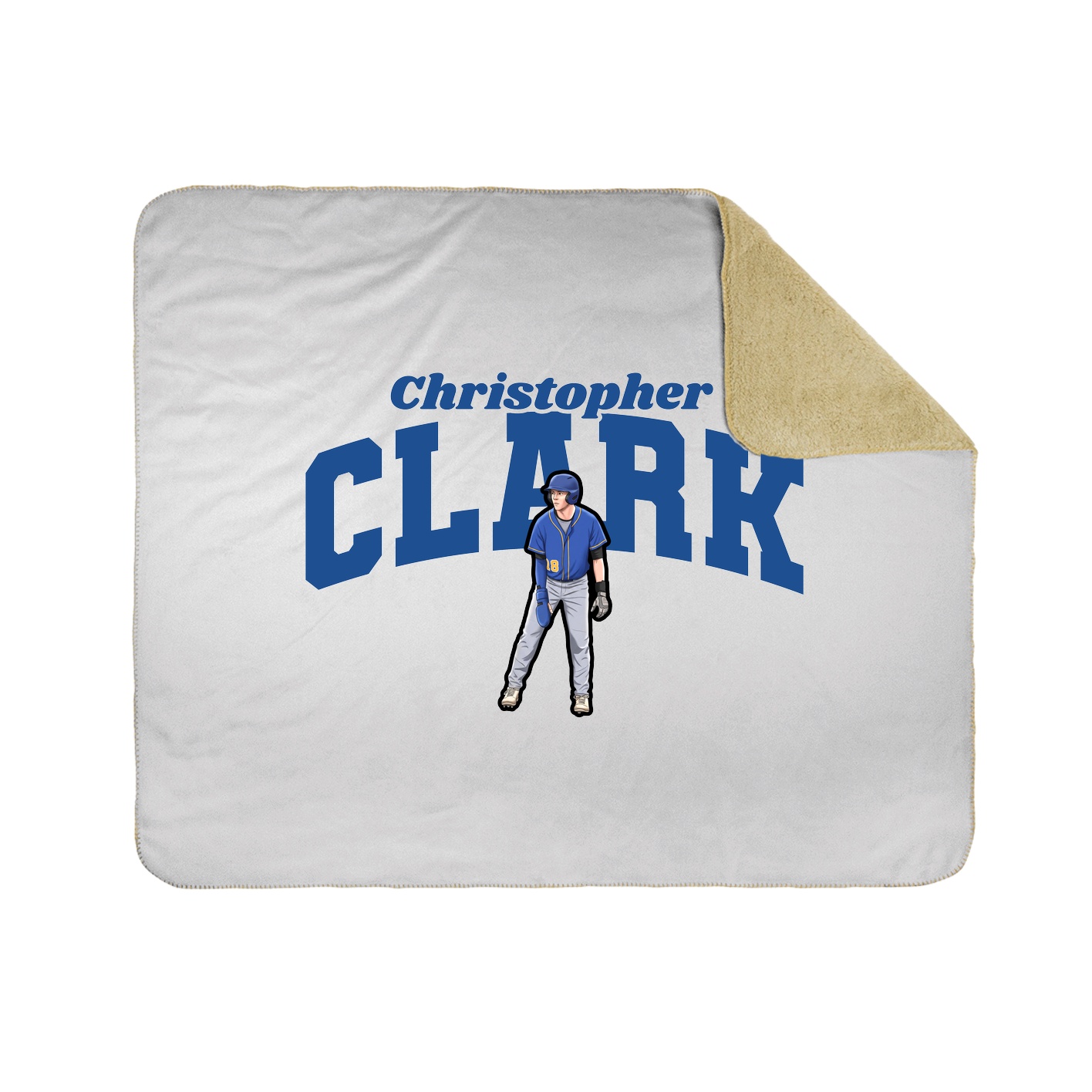 Throw Blanket — Signature Arch in White