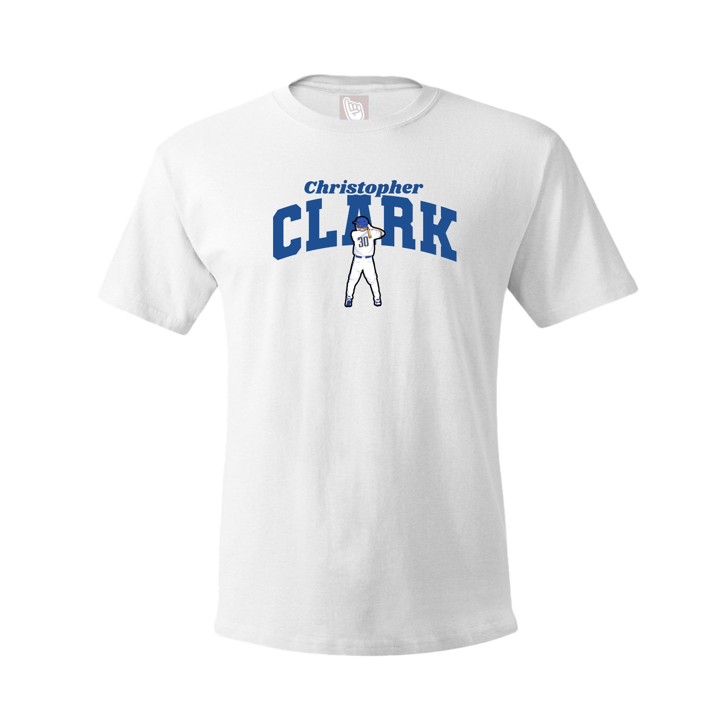 Youth Tee — Signature Arch in White