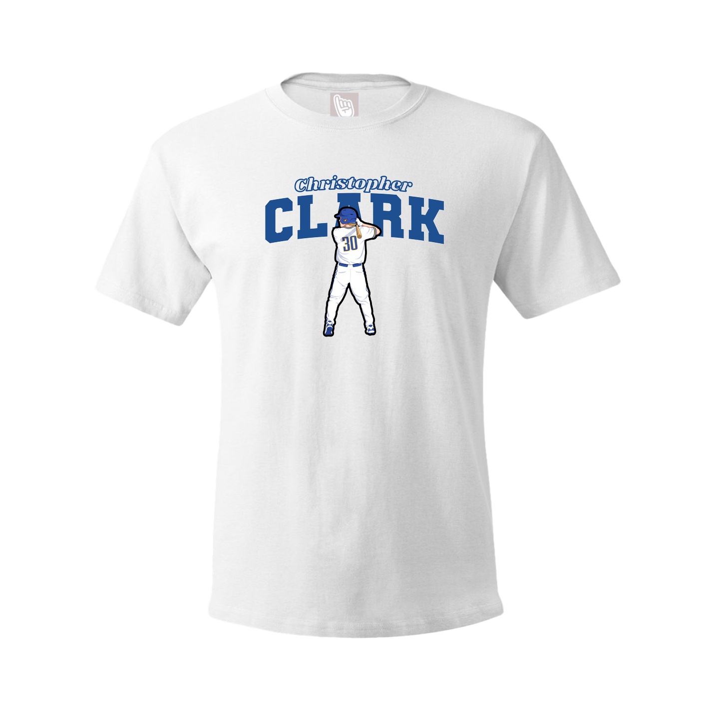 Tee — Name Arch in White