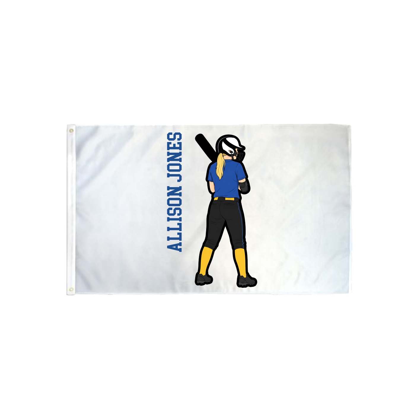 3x5 Flag — Name Vertical in Classic
