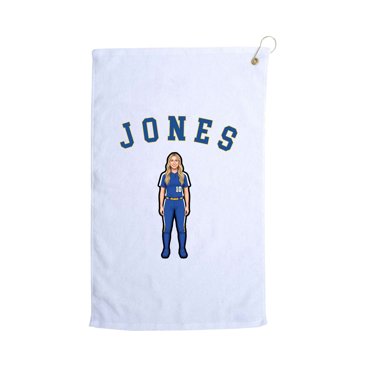 Golf Towel — Shirsey Arch in White
